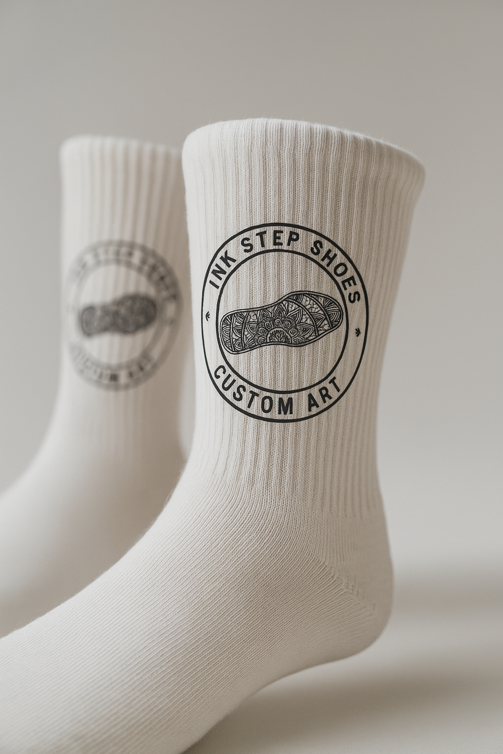 Chaussettes personnalisées Ink Step Shoes