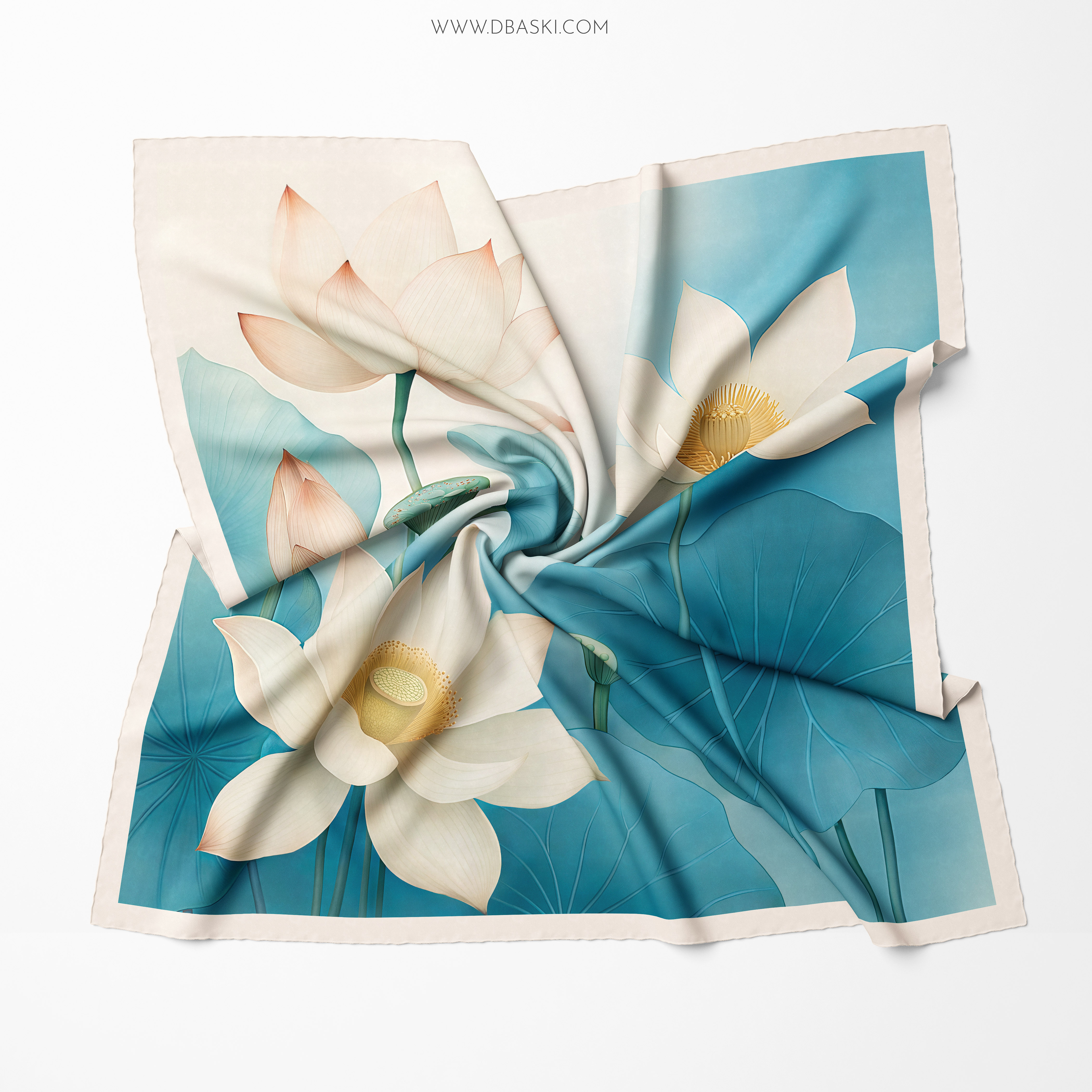Floral Silk Scarf