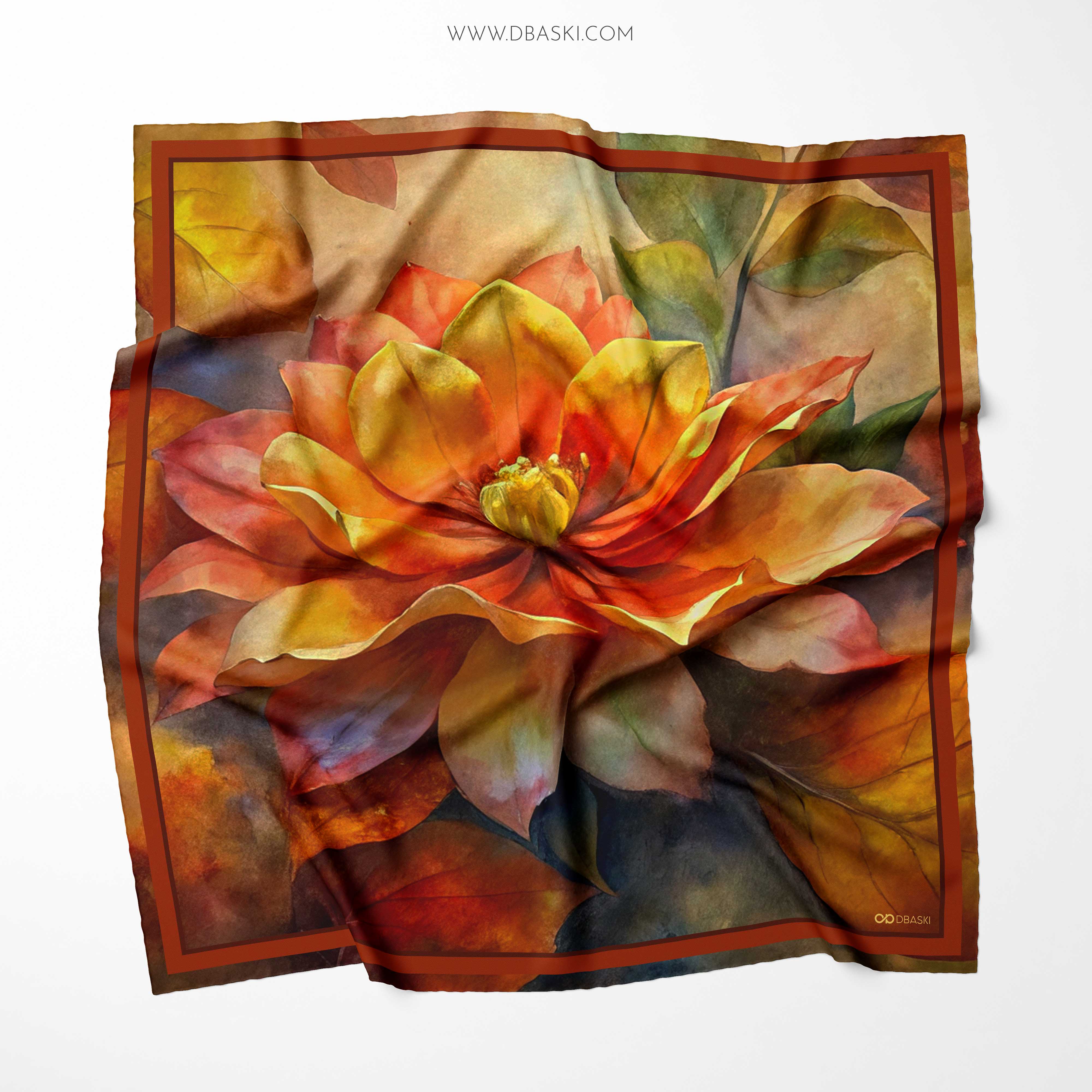 Floral Art Scarf