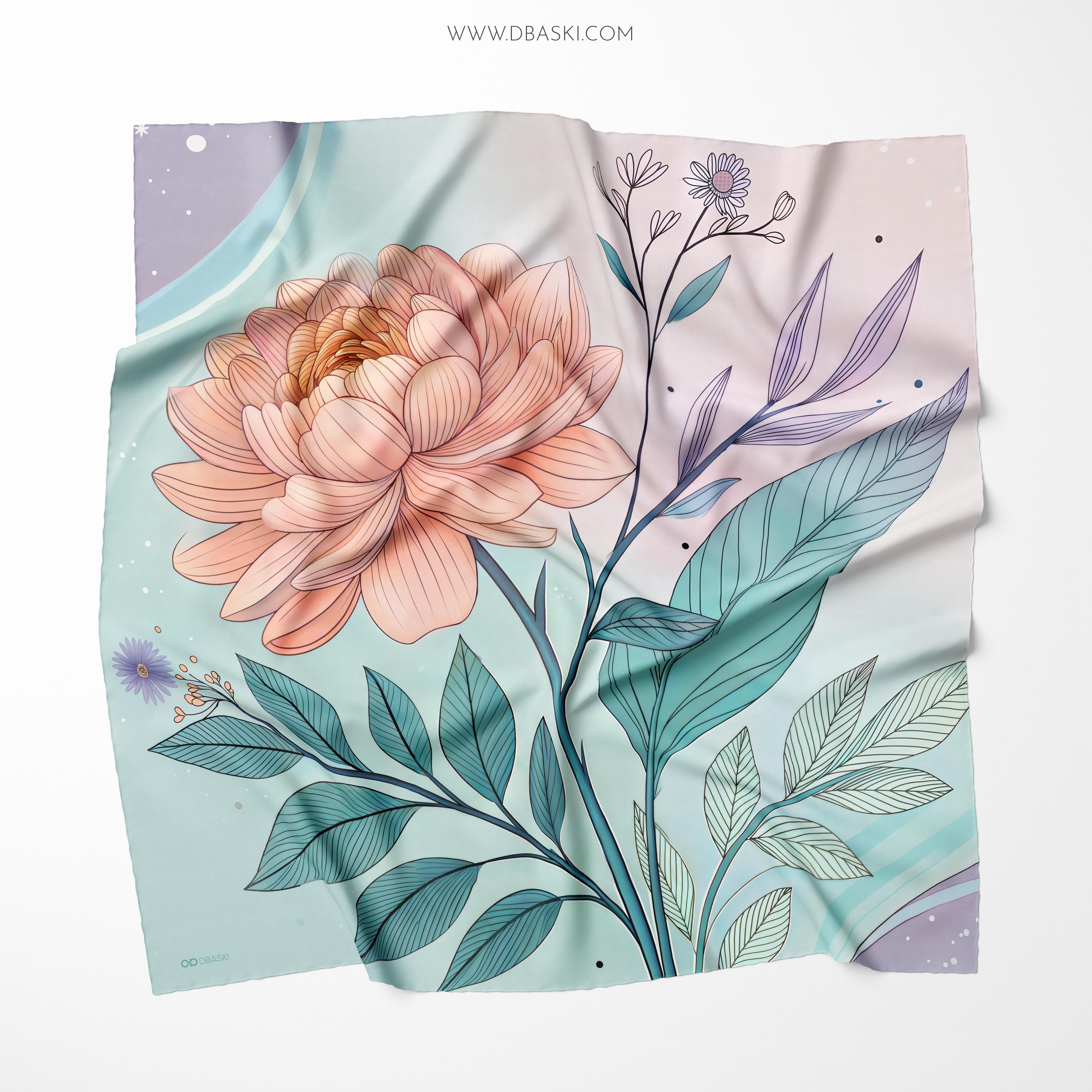 Floral Art Print Scarf