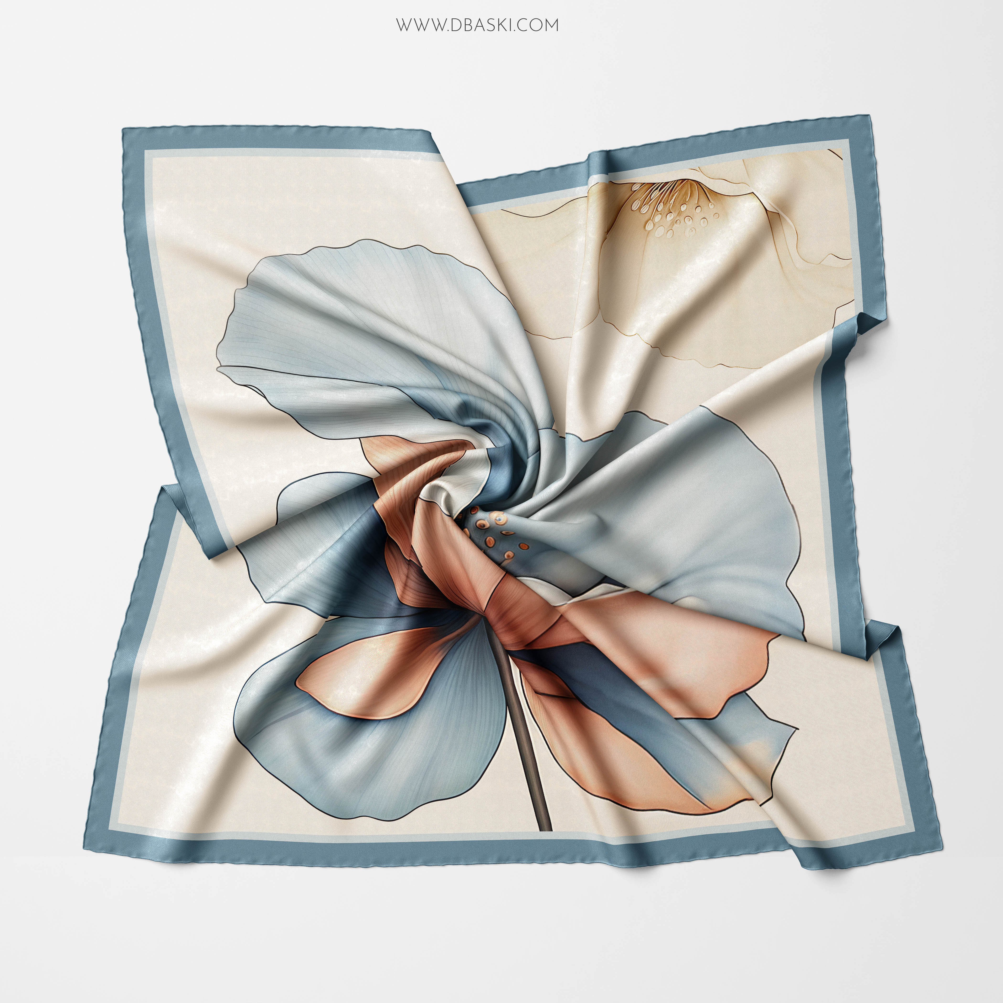 Floral Silk Scarf