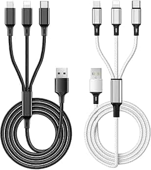 3in1 Multi-Device USB Charging Cable 50 Watts