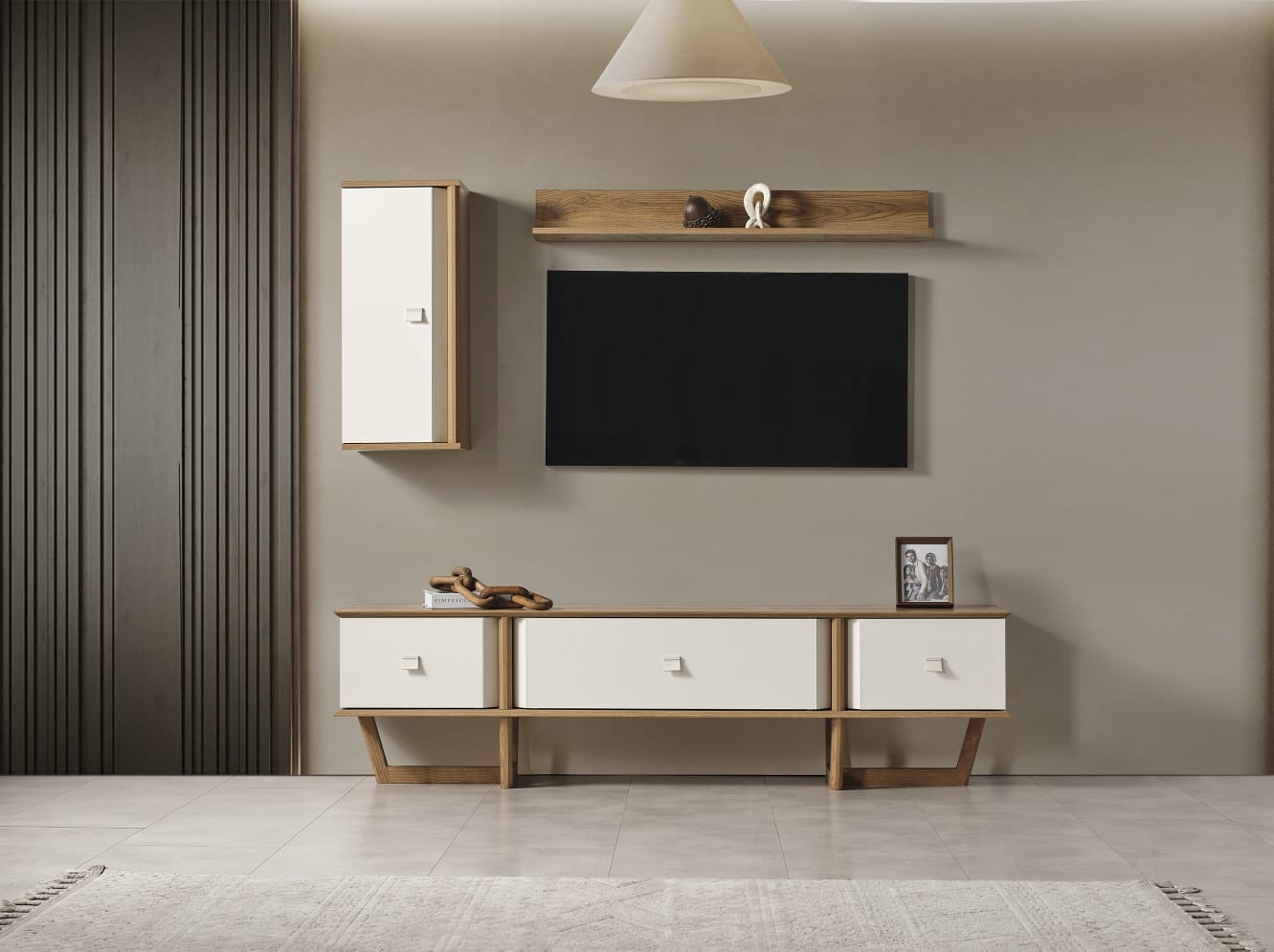 Soft TV ünitesi+Konsol+Yemek Masası