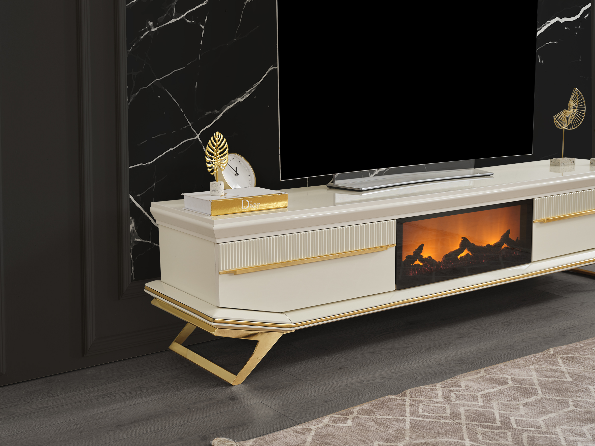 Angel Gold Yemek odası takımı