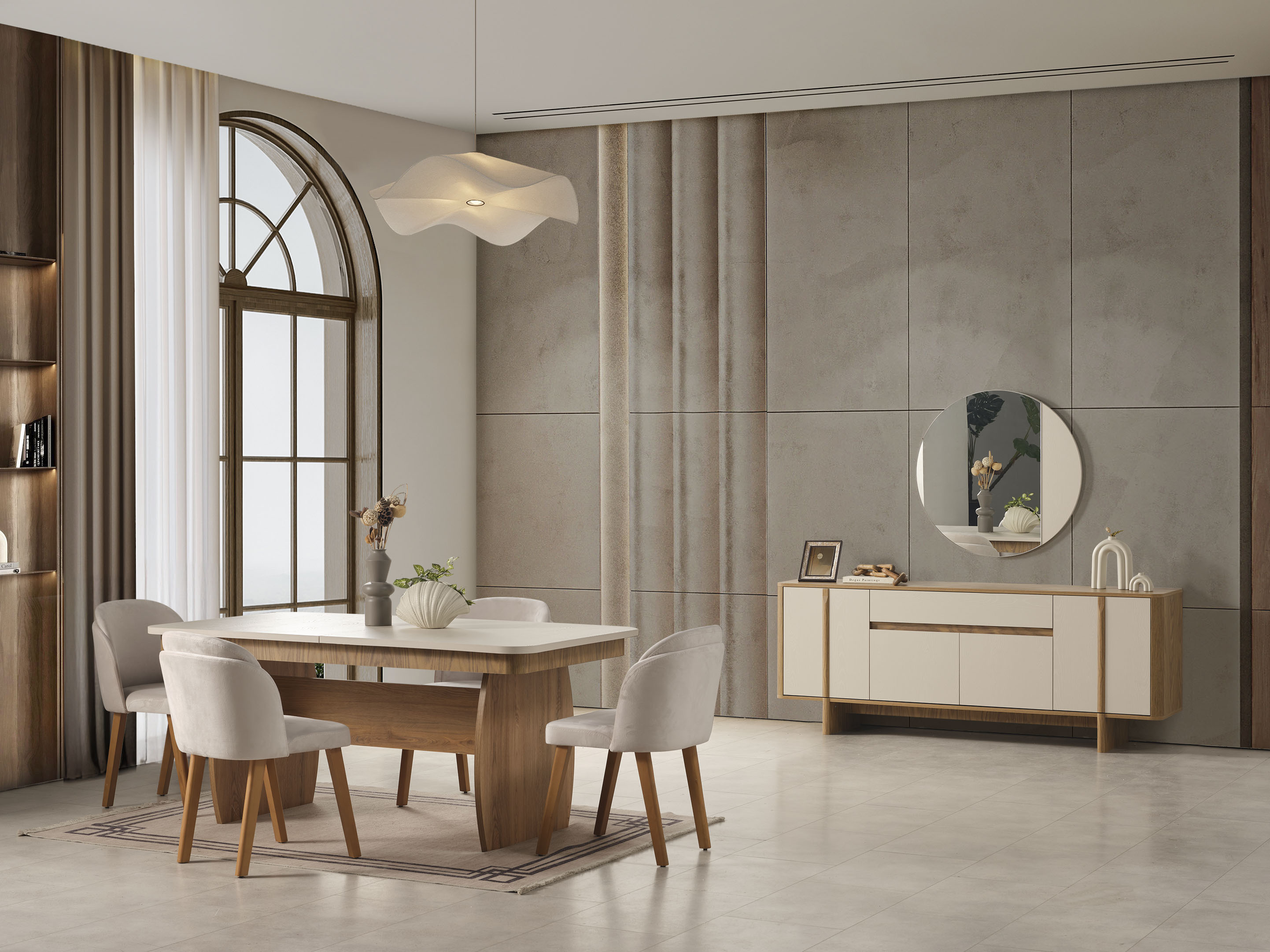 Eylül TV ünitesi+Konsol+Yemek Masası