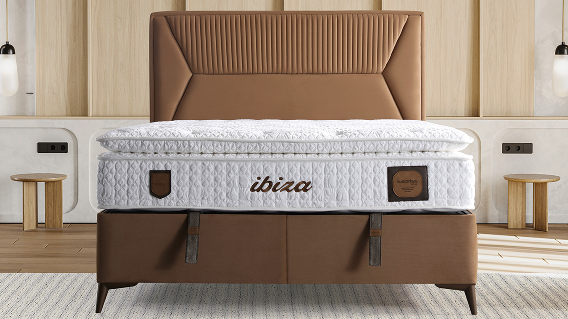 Ibiza Kahve Yatak ve Baza Takımı