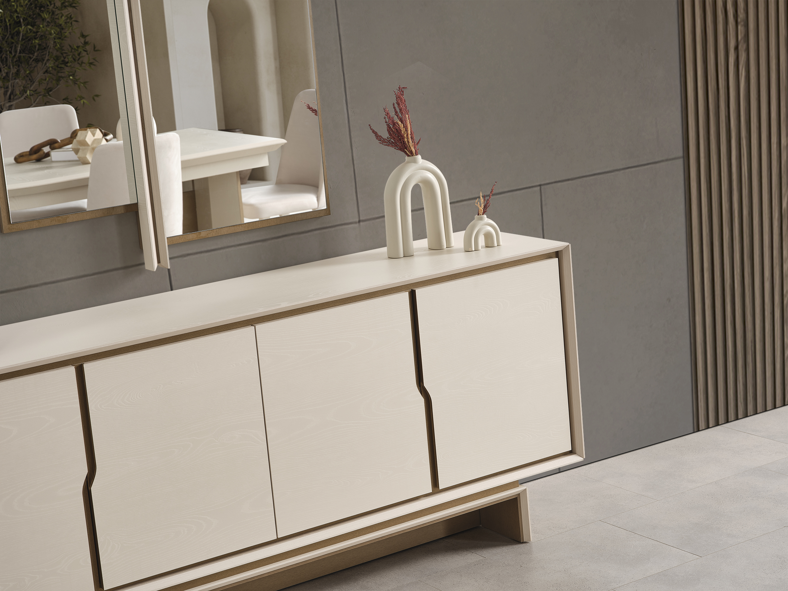 İpek TV ünitesi+Konsol+Yemek Masası