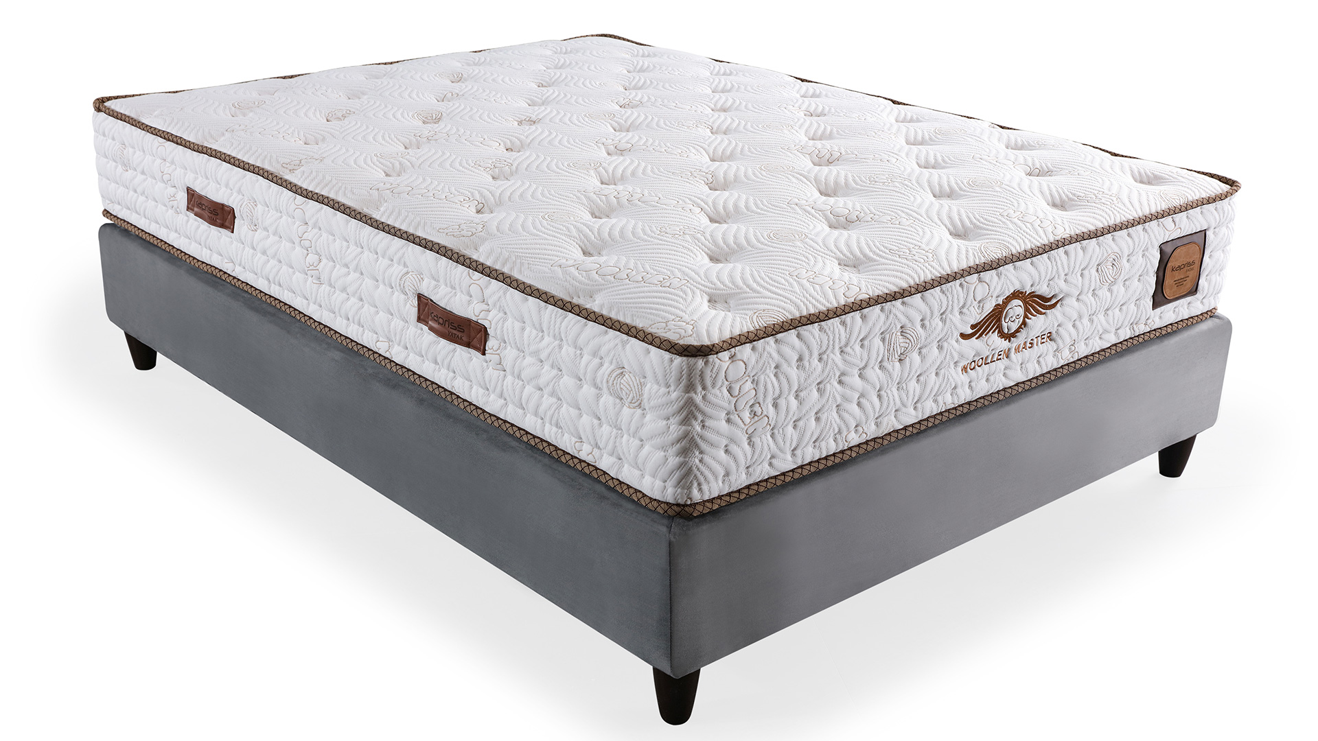 Woollen Master Kahve Yatak ve Baza Takımı