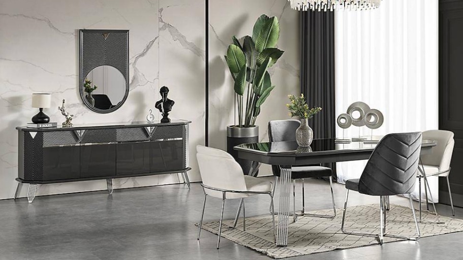 Madrid TV ünitesi+Konsol+Yemek Masası