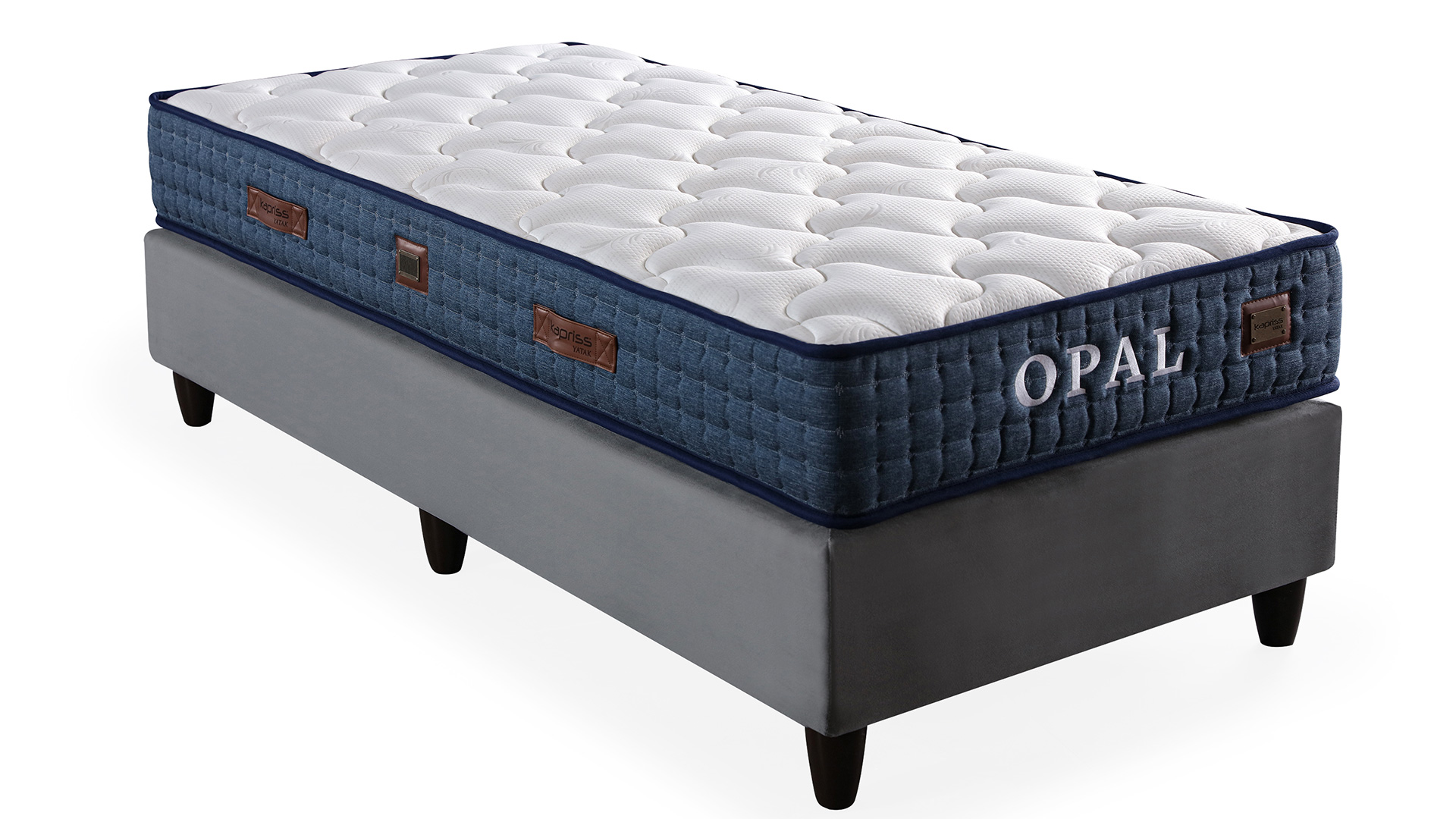 Opal Lacivert Yatak ve Baza Takımı