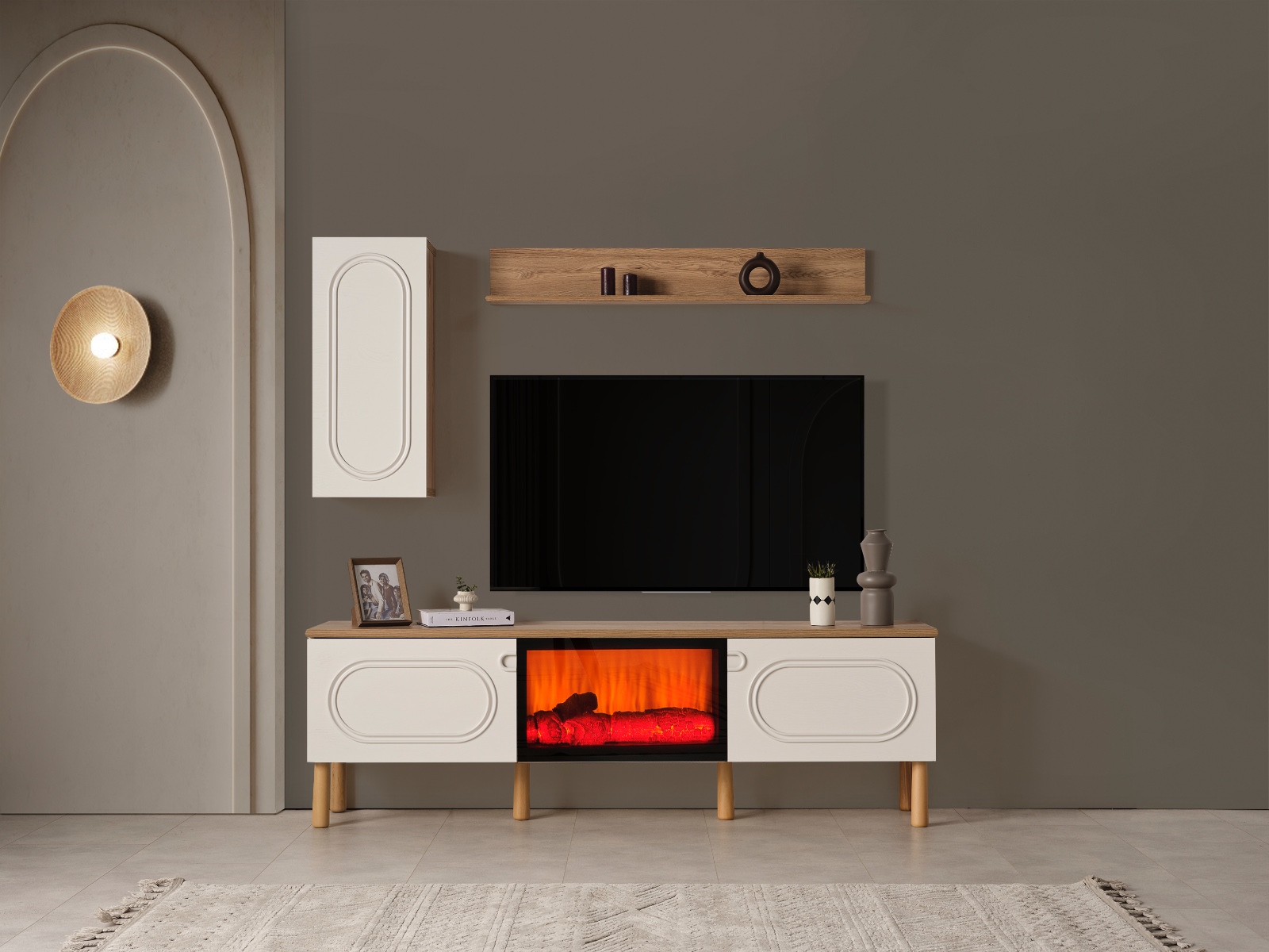 Derin TV ünitesi+Konsol+Yemek Masası