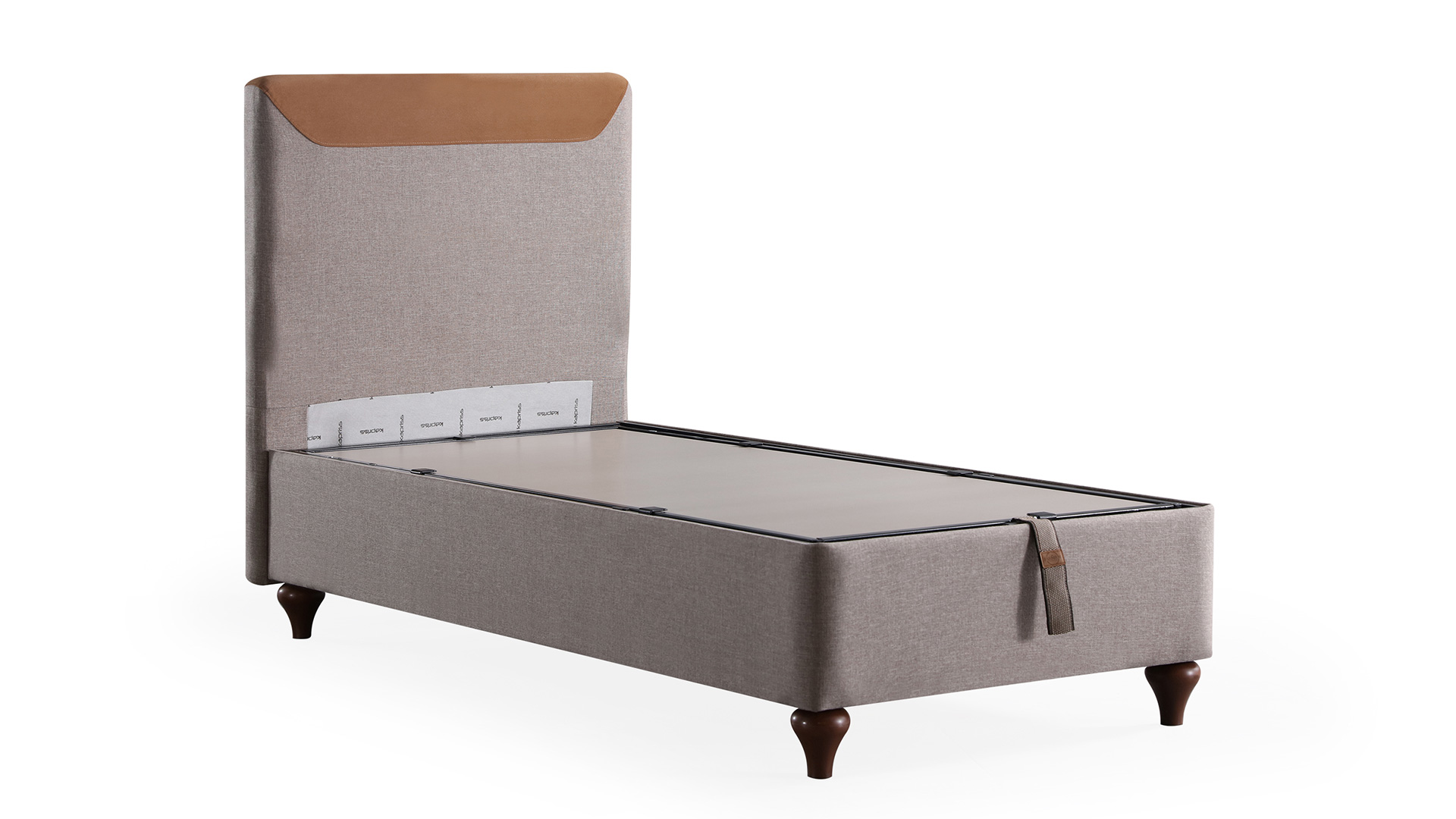 Opal Kahve Tek Kişilik Yatak