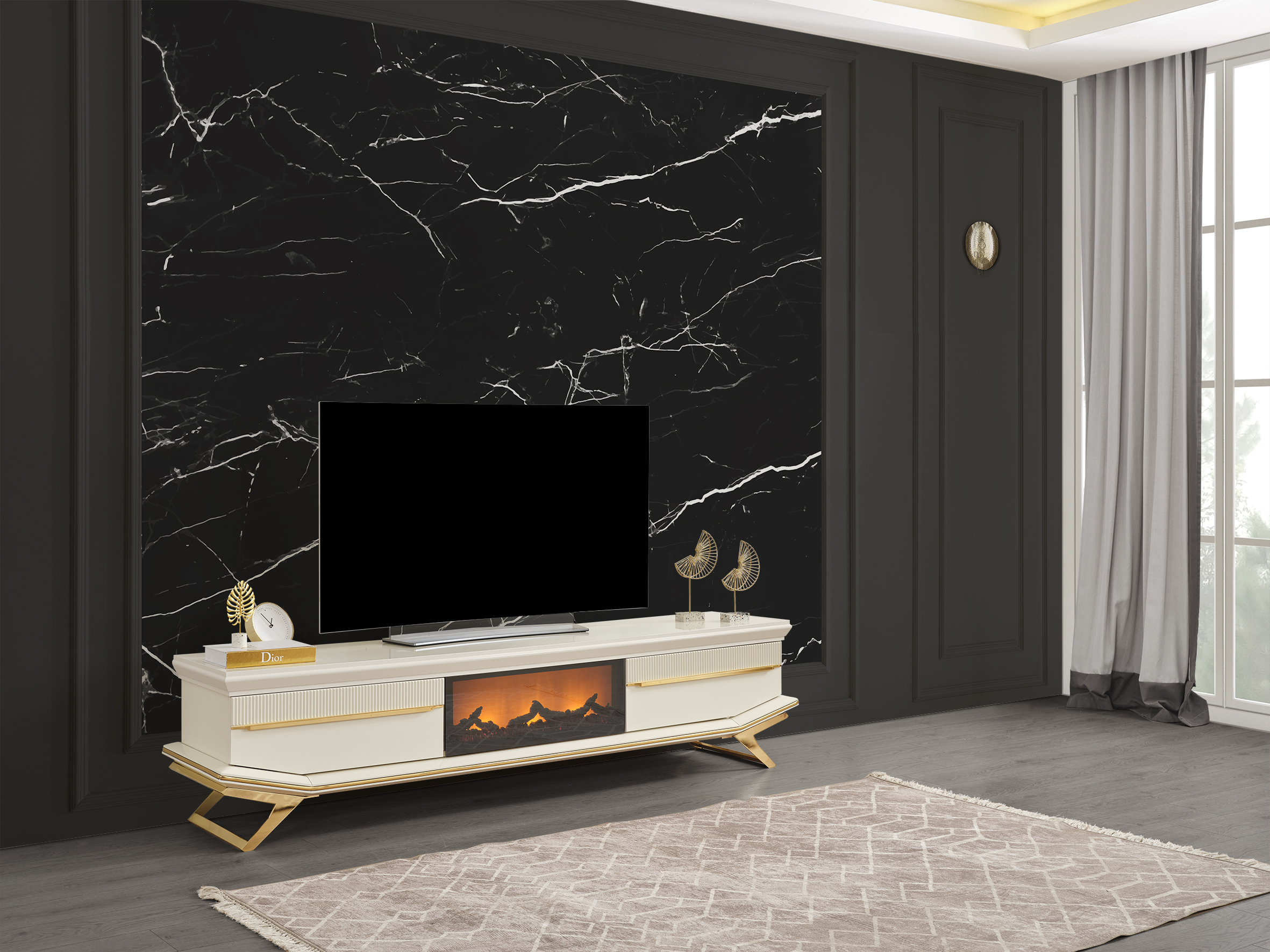 Angel Gold Yemek odası takımı