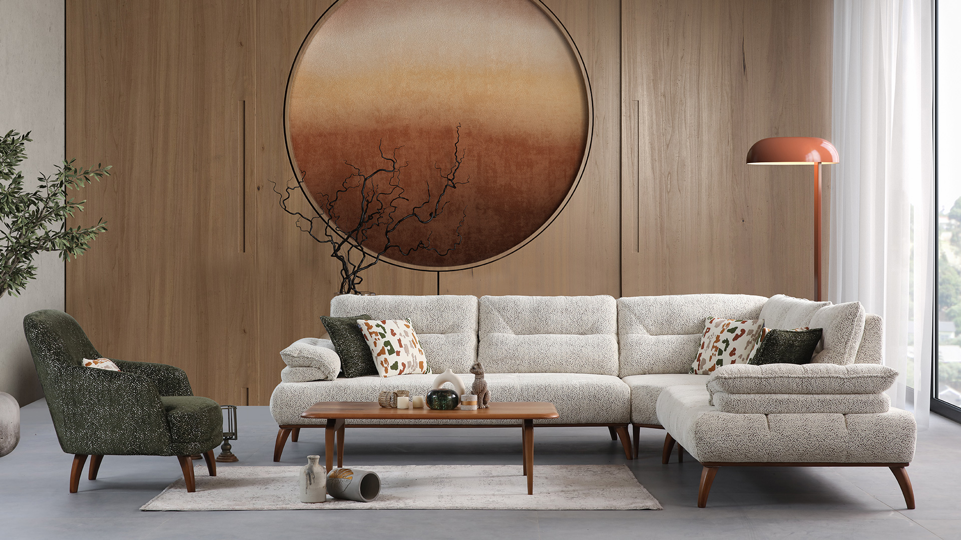 Latte Köşe Koltuk Takımı