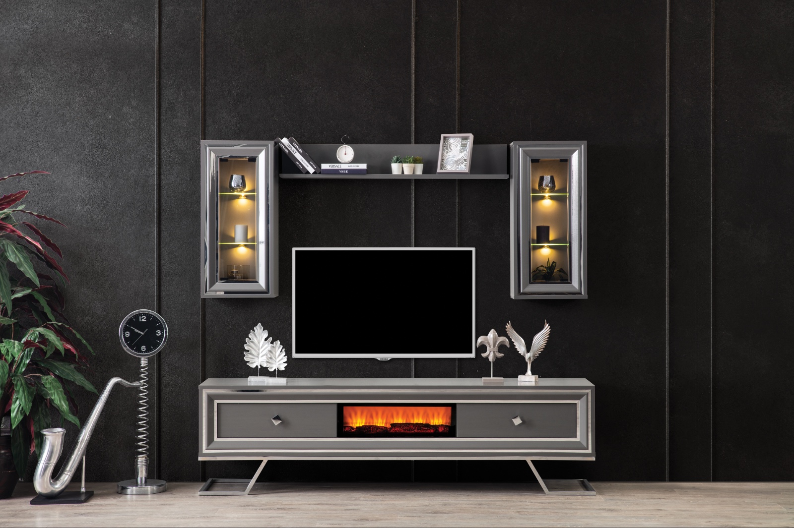 ASOS TV Ünitesi+Konsol+Yemek Masası