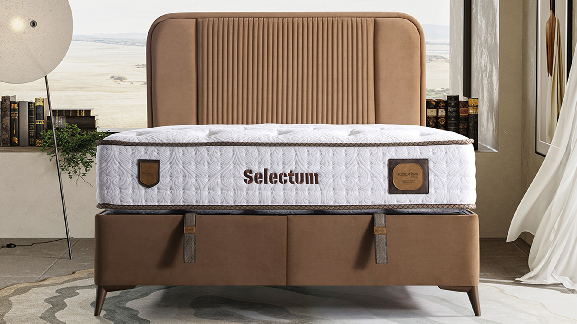 Selectum Kahve Yatak ve Baza Takımı