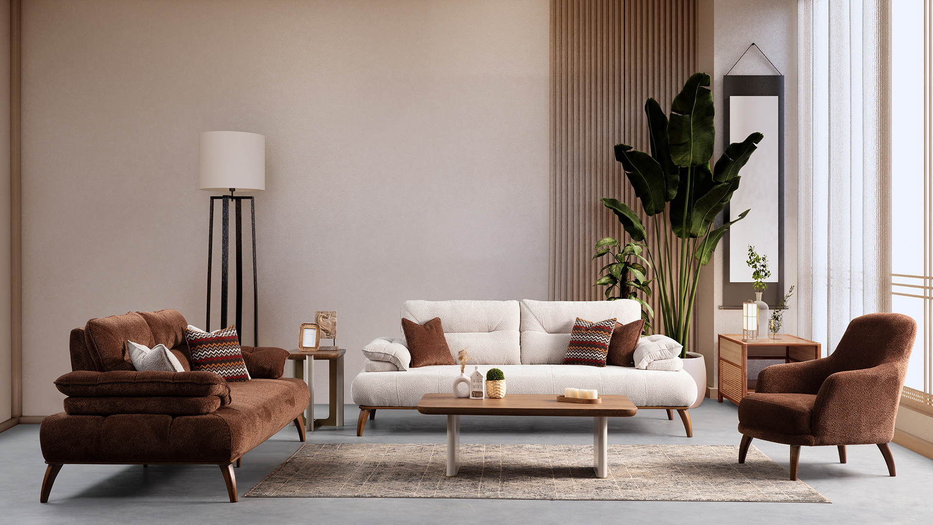 Latte 2 Koltuk Takımı