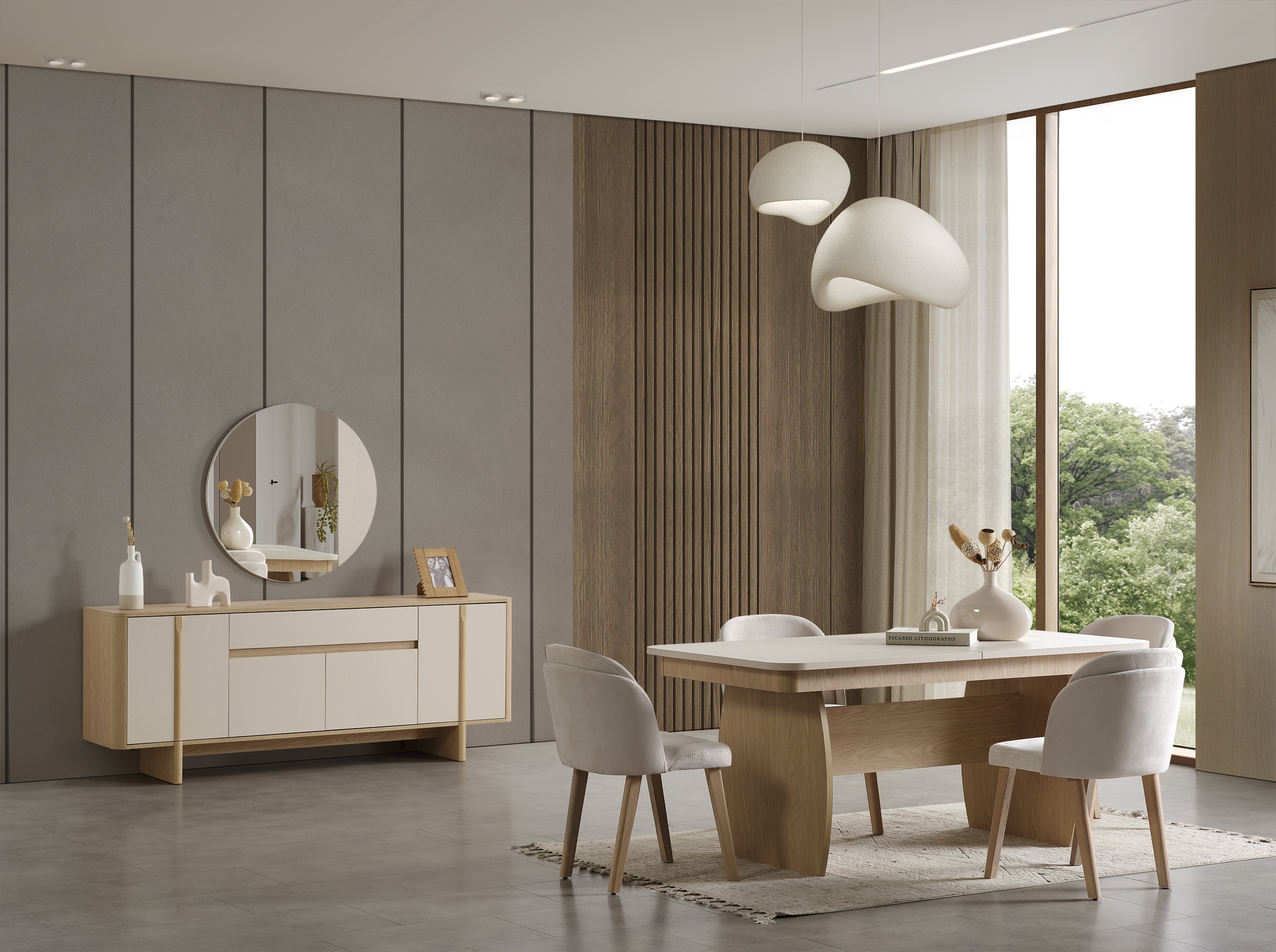 Stil TV ünitesi+Konsol+Yemek Masası