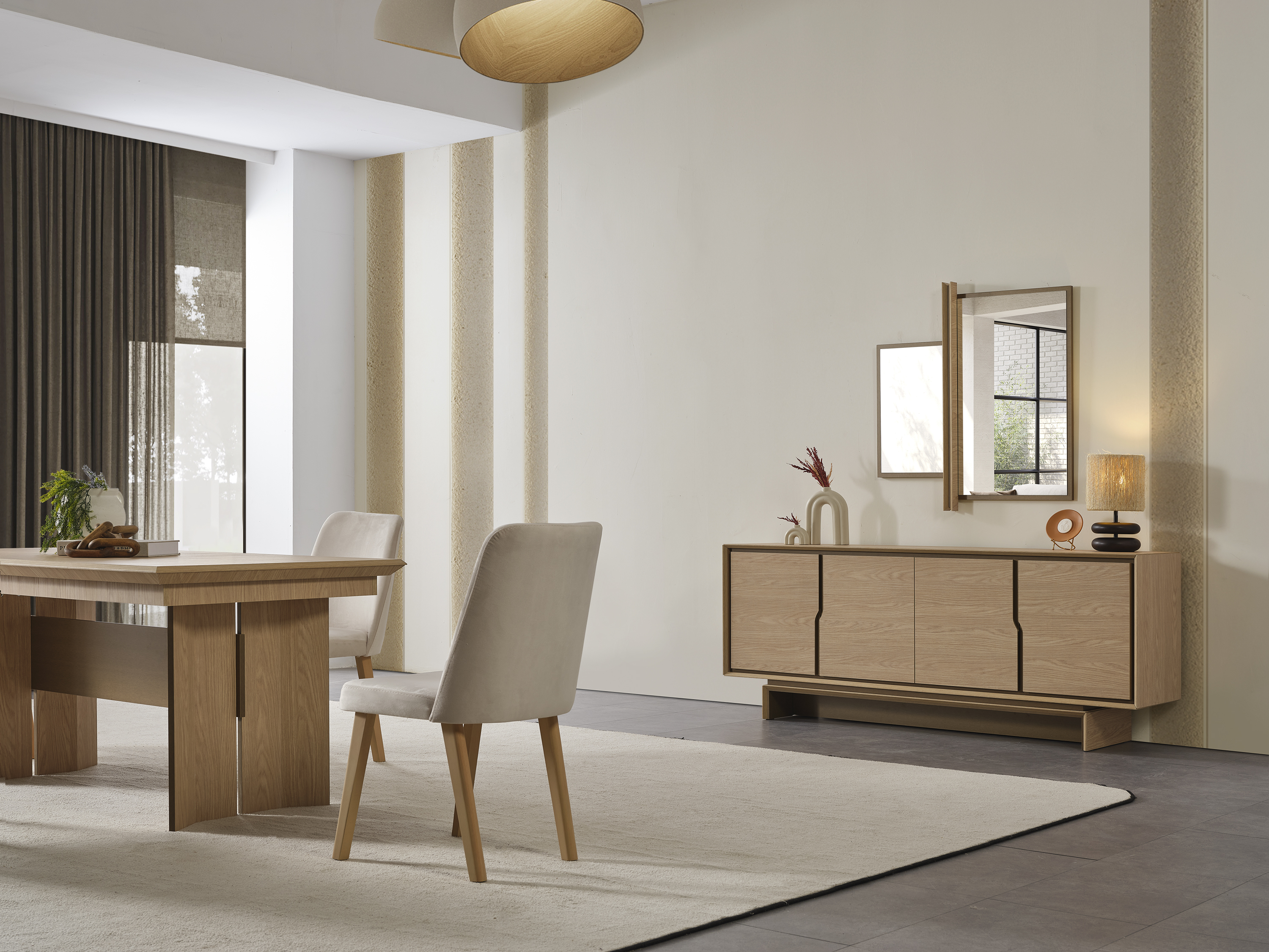 Rota TV ünitesi+Konsol+Yemek Masası