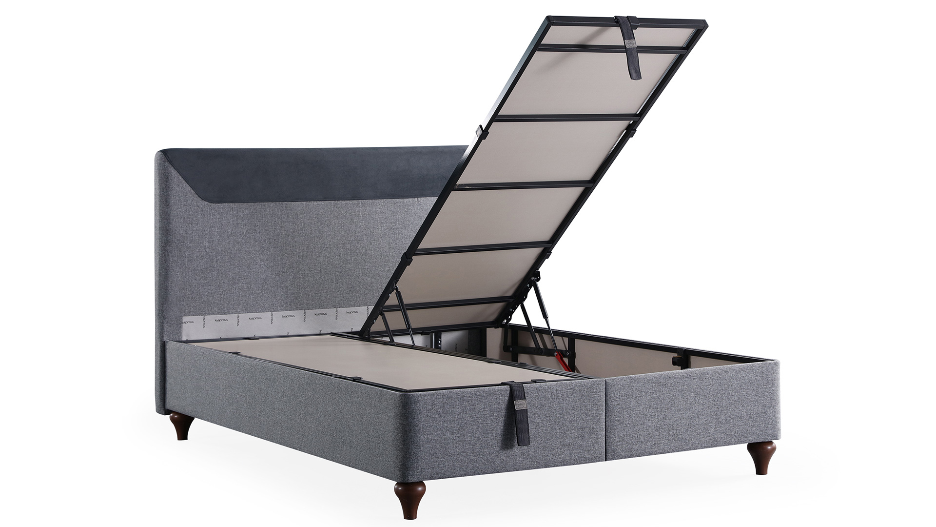 Opal Gri Yatak ve Baza Takımı