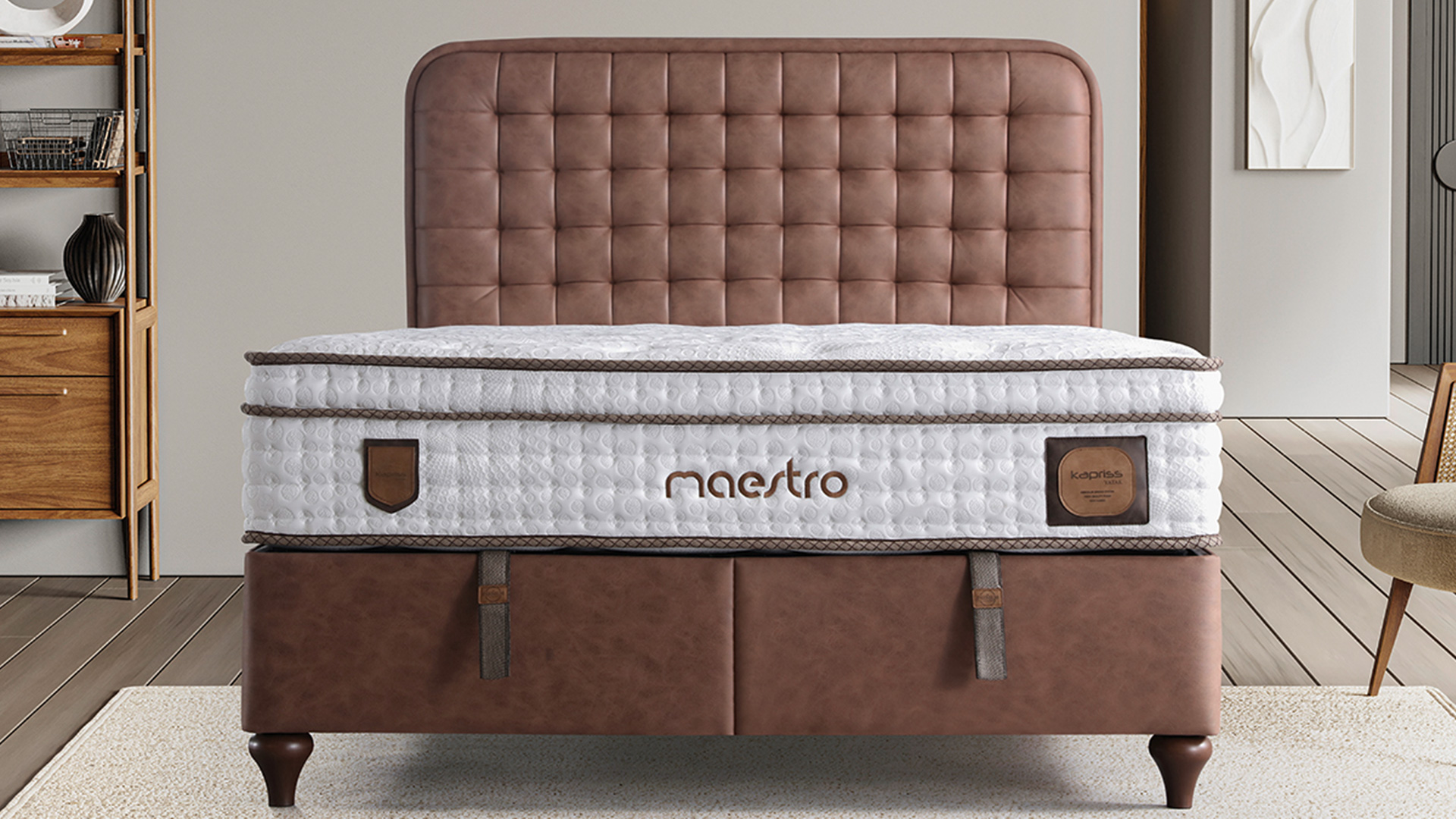 Maestro Kahve Yatak ve Baza Takımı