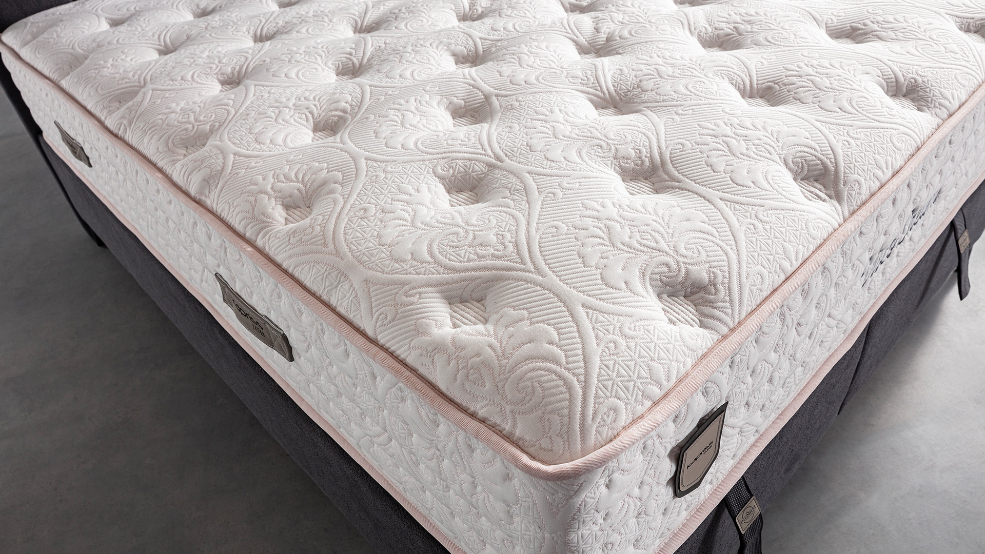 Visco Dream Antrasit Yatak ve Baza Takımı