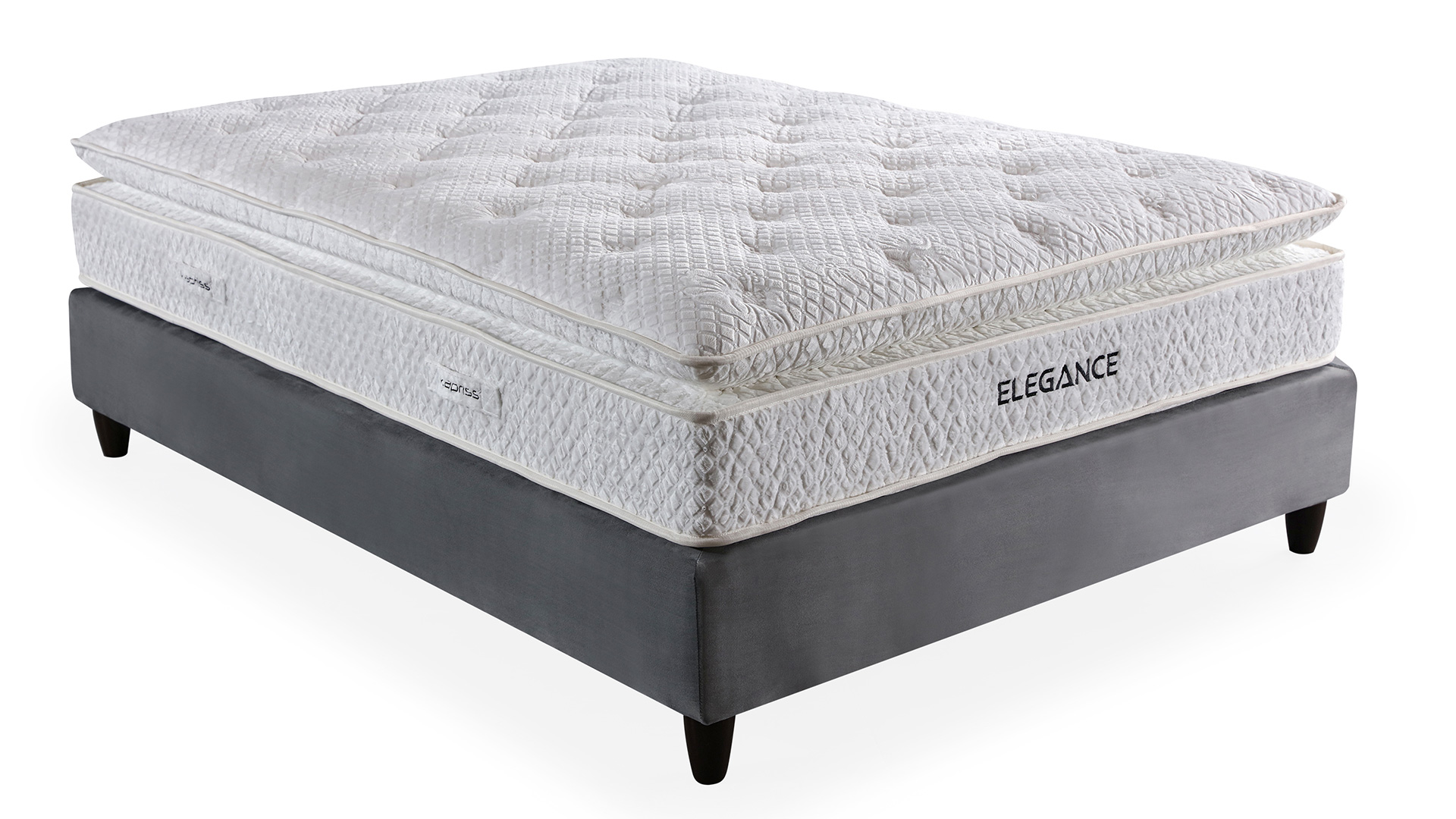 Elegance Plus Krem Yatak ve Baza Takımı