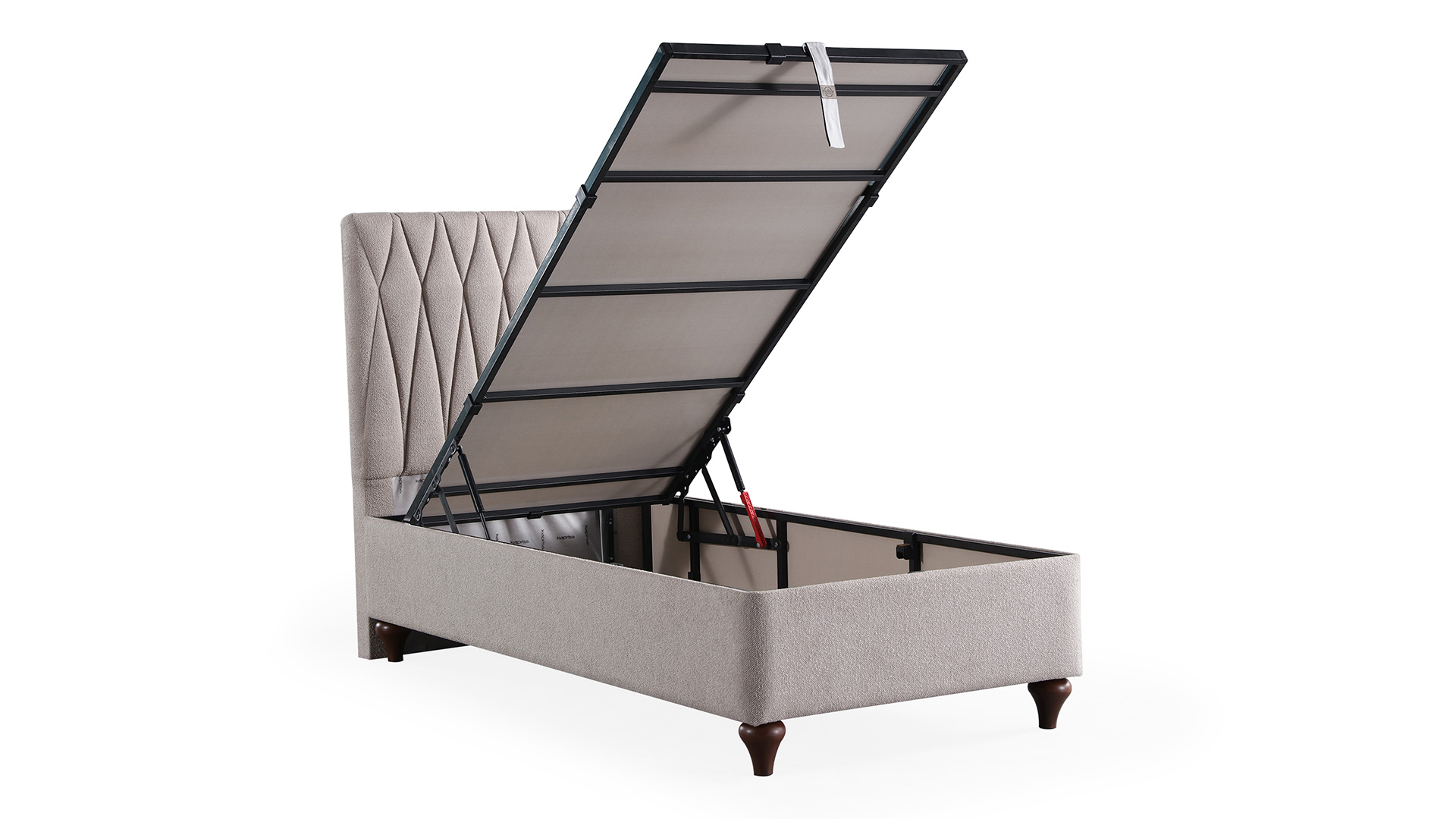 Linen Tek Kişilik Yatak ve Baza Takımı