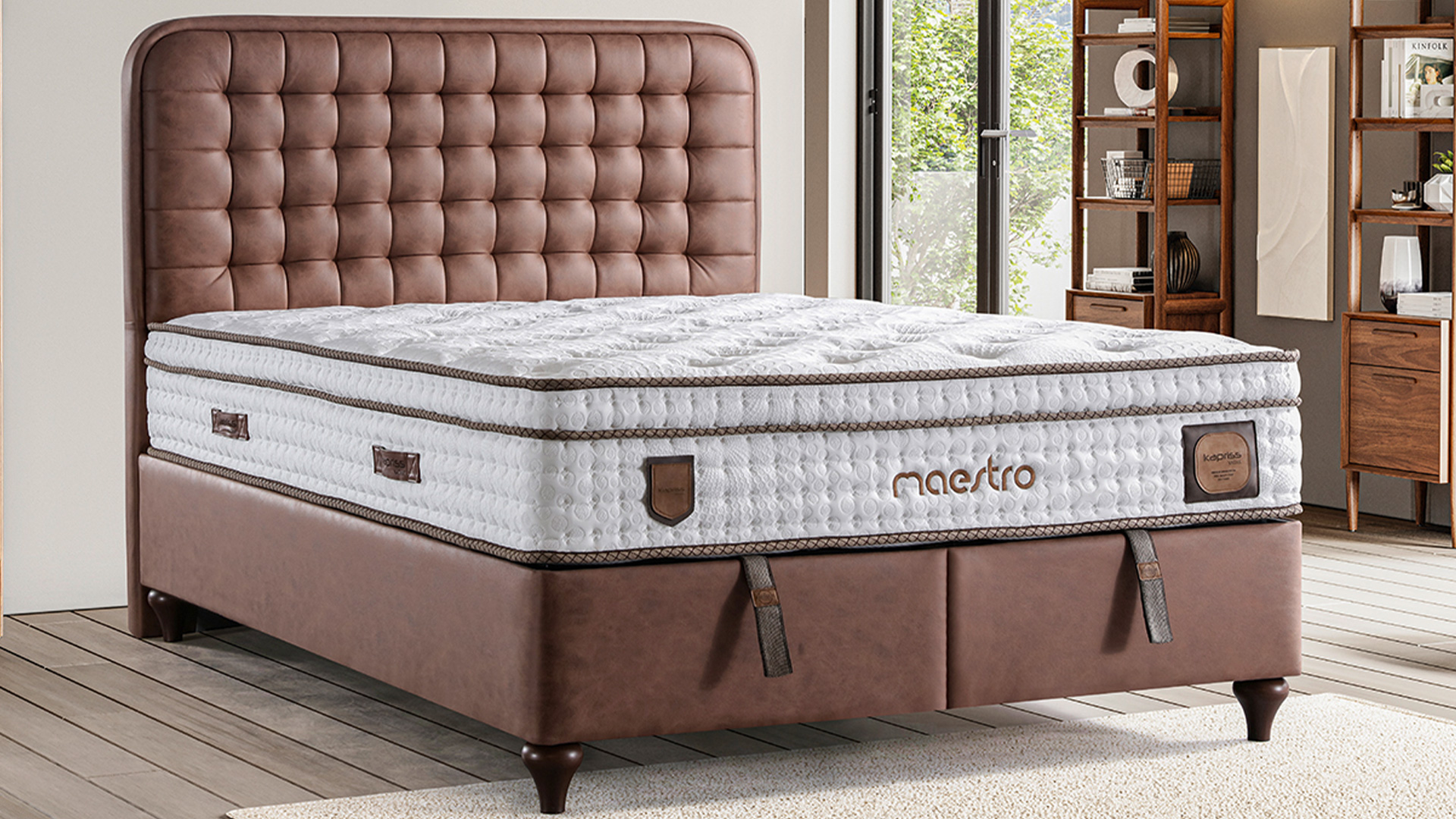 Maestro Kahve Yatak ve Baza Takımı