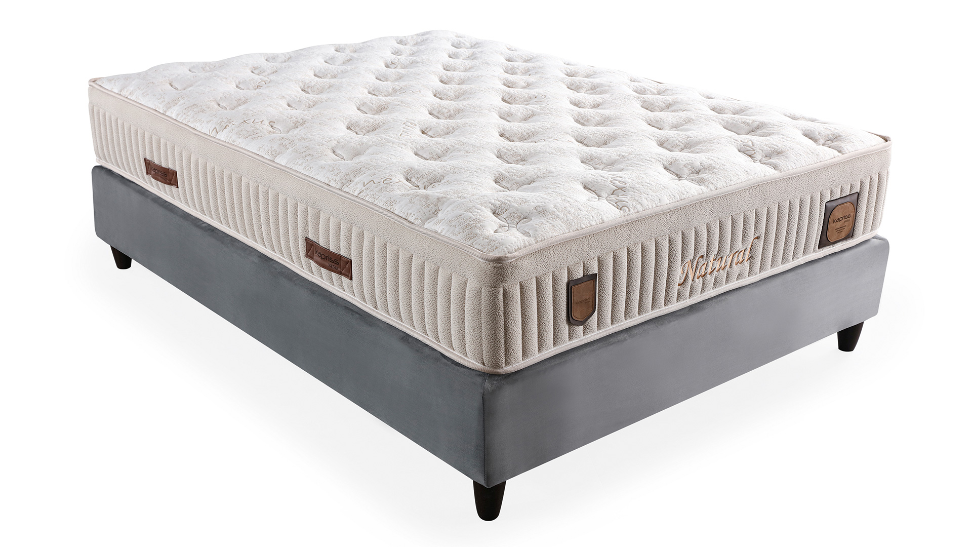 Natural Krem Yatak ve Baza Takımı