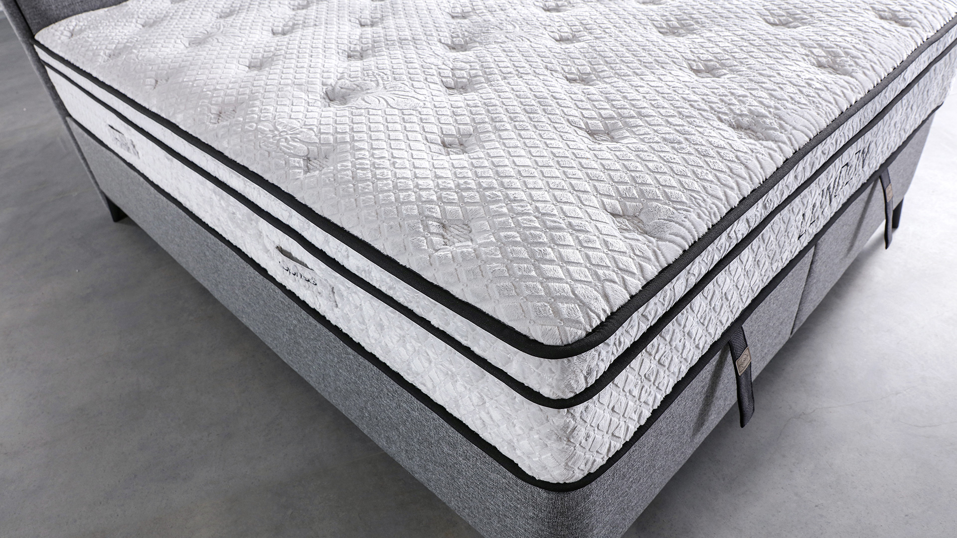 London Gri Yatak ve Baza Takımı