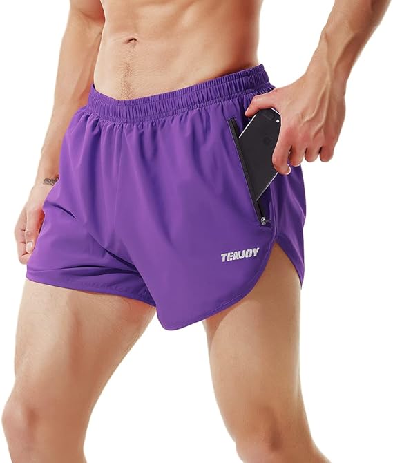 Men's Purple Athletic Shorts