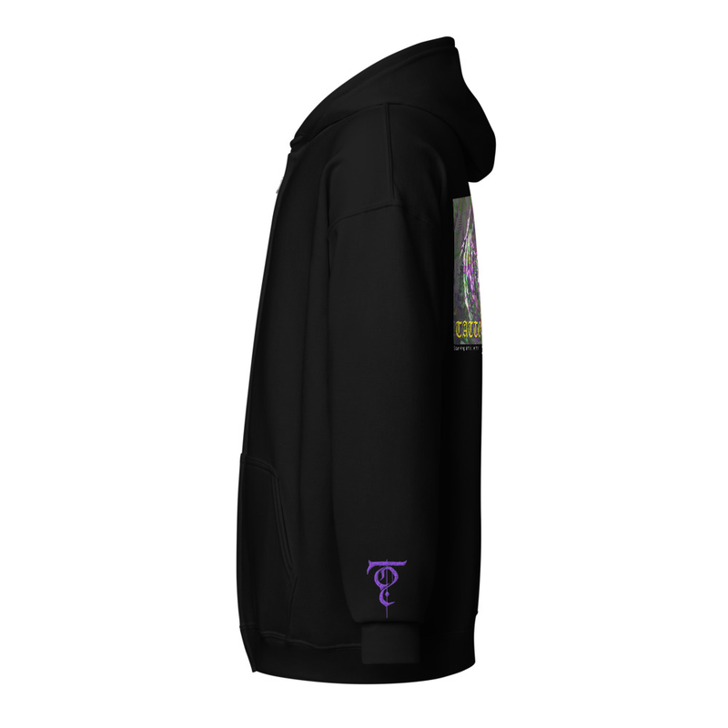 "Starving artist edition" - 2026 anniversary, Back print - Unisex heavy blend zip hoodie