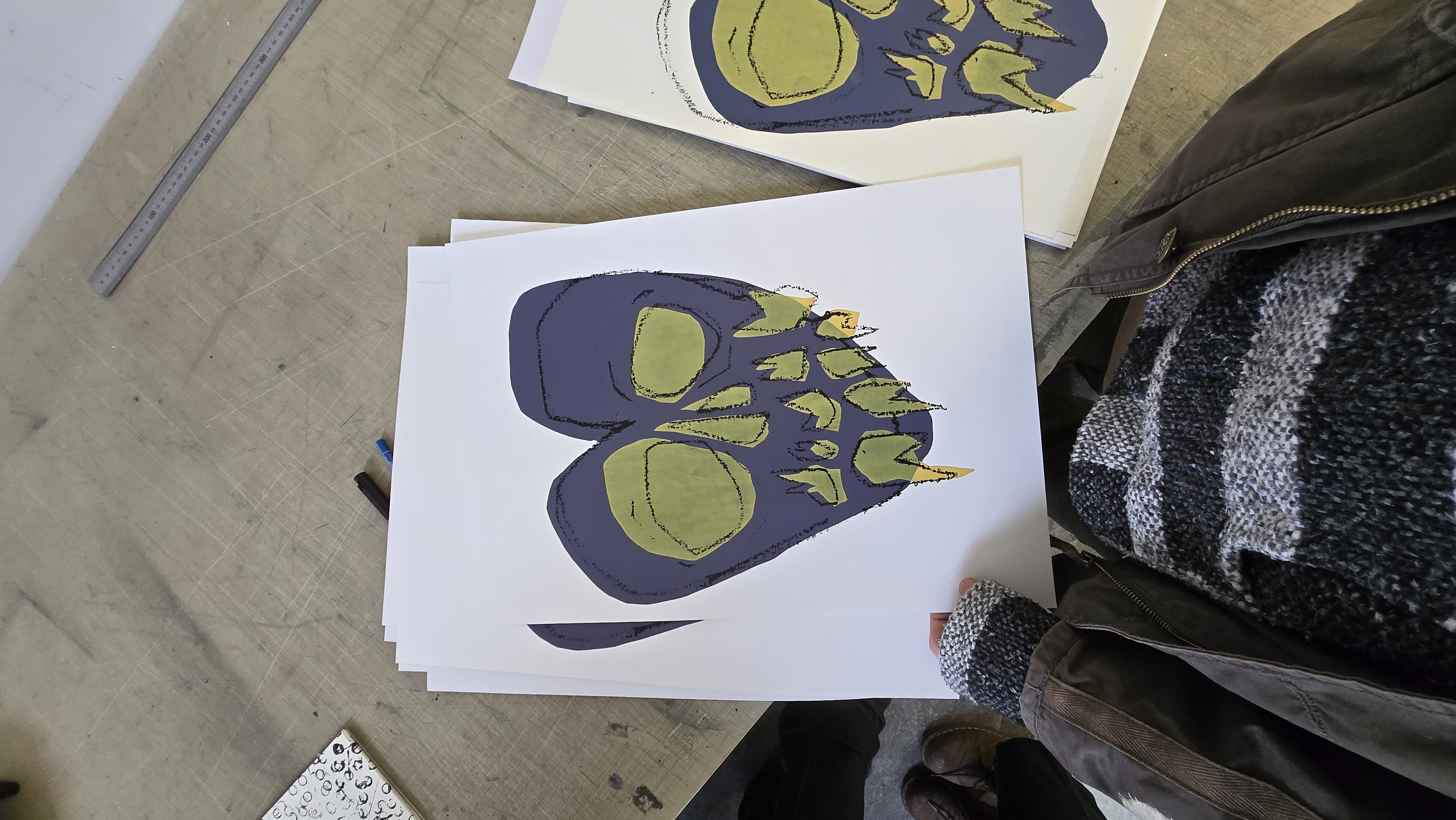 "Toxic love" - serigrafie 35x50cm