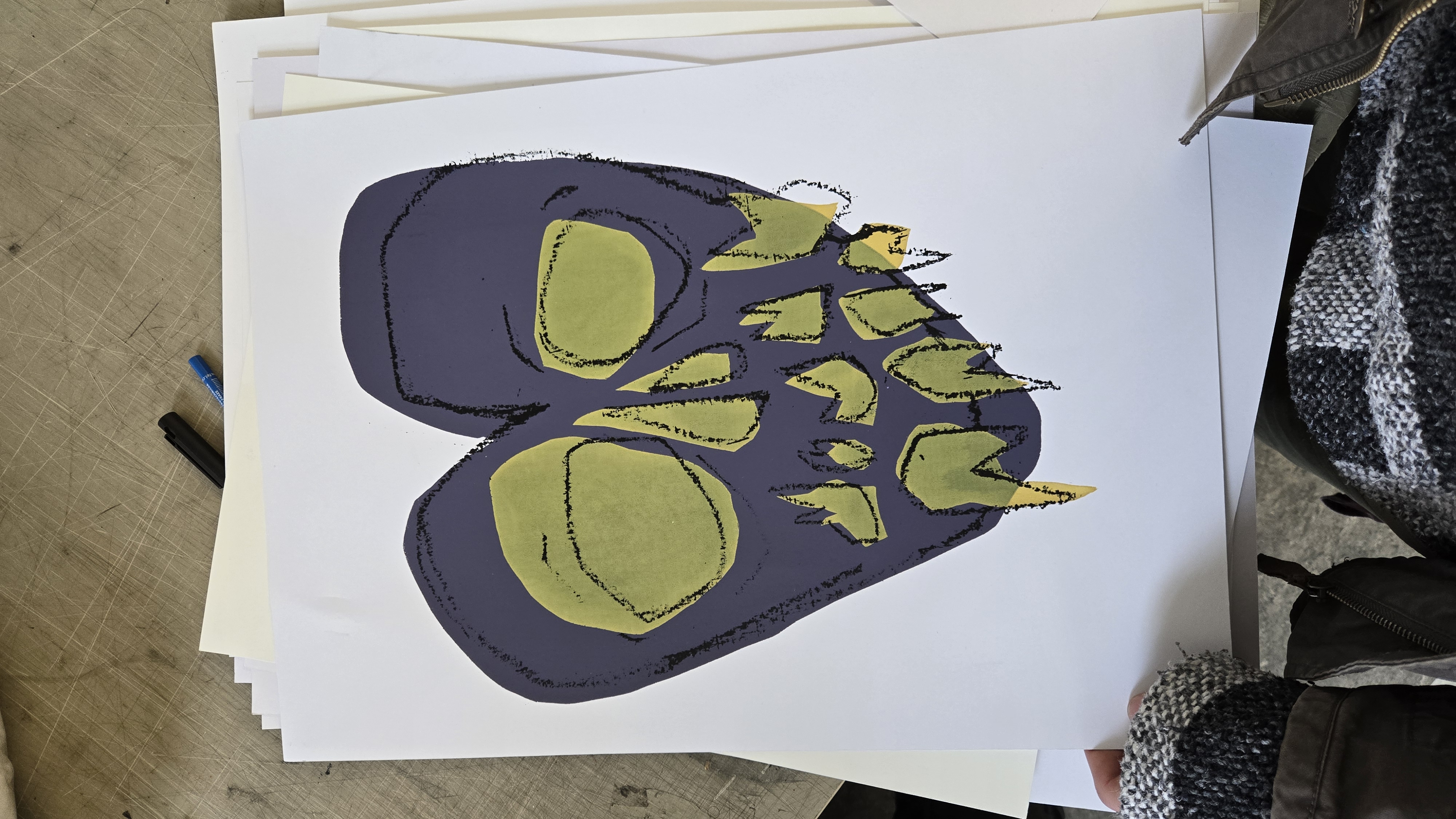 "Toxic love" - serigrafie 35x50cm