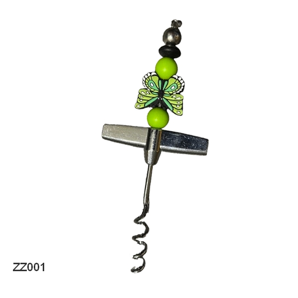 Flaschenöffner mit Silikonperlen & Tierfigur