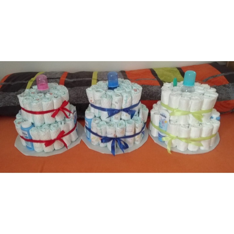 Windeltorte zur Geburt – liebevoll handgemacht & individuell gestaltet