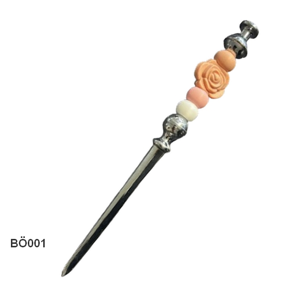 Brieföffner mit Silikonperlen – handgemacht & dekorativ