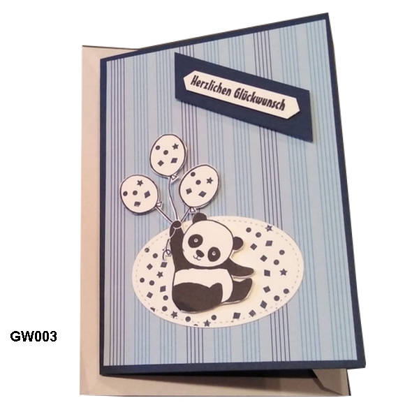 Schlichte Glückwunschkarten