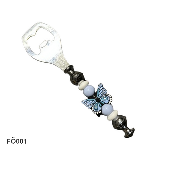 Flaschenöffner mit Silikonperlen & Tierfigur