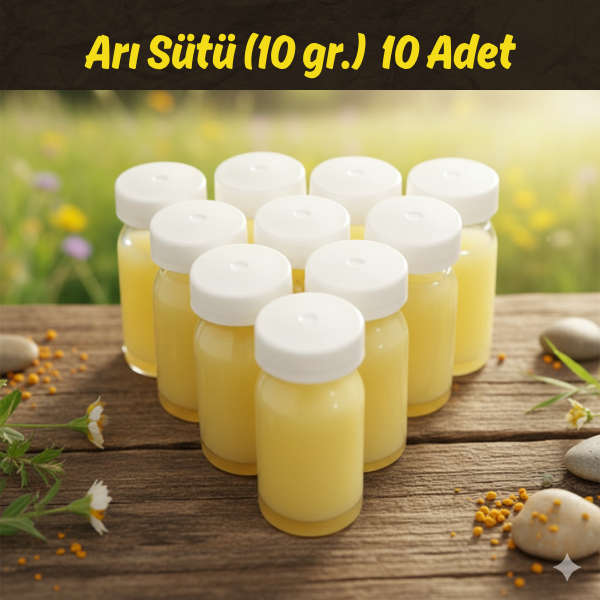 Saf Arı Sütü (10 Gr) 10 Adet