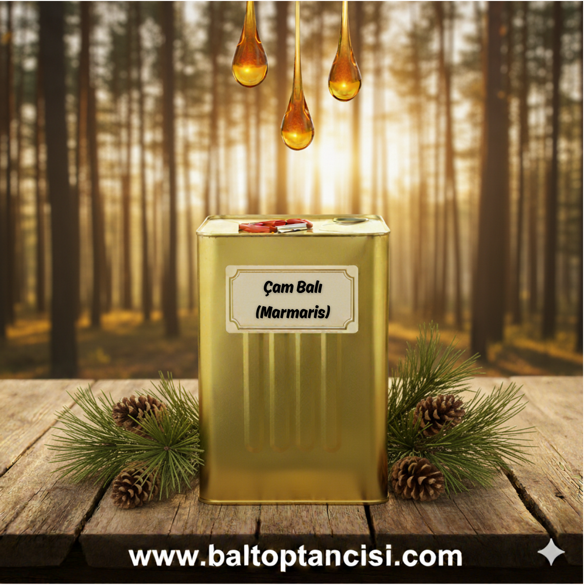 Süzme Çam Balı (26,5 Kg)