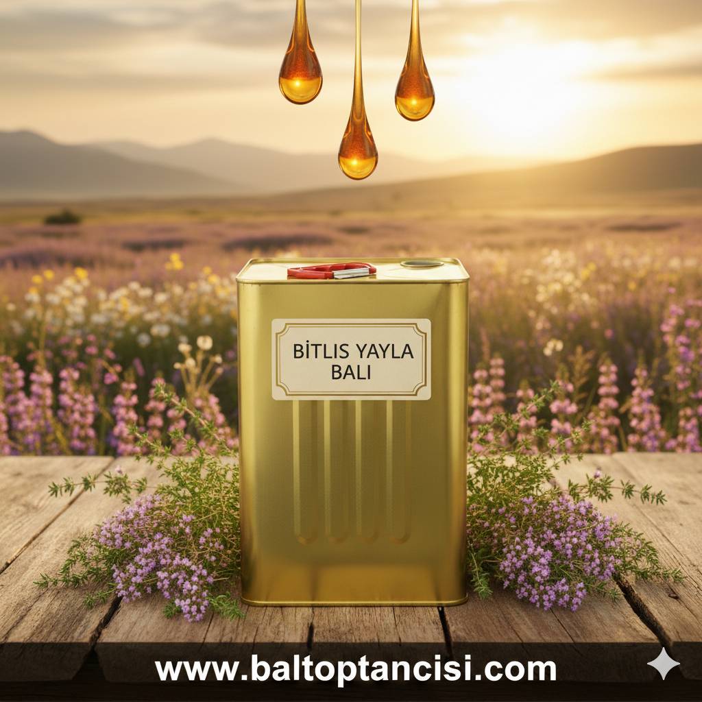 Bitlis Yayla Çiçek Balı (26,5 Kg)