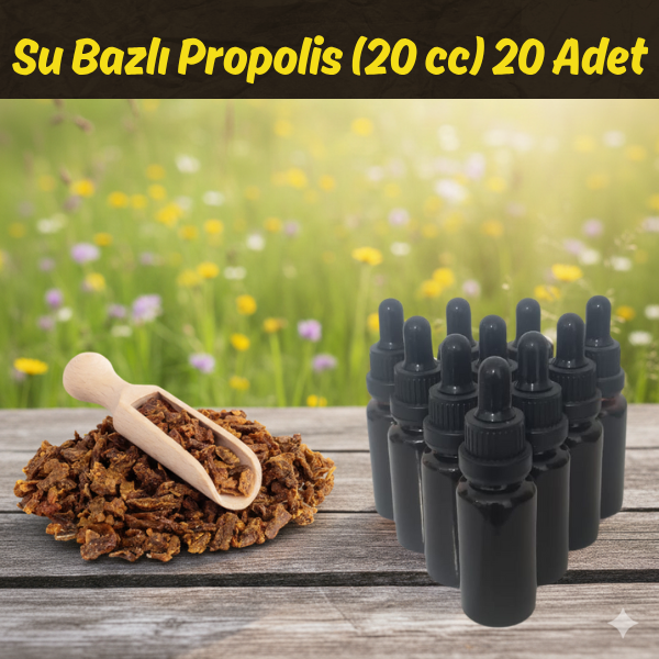Su Bazlı Propolis Ekstraktı (20 cc) 20 Adet