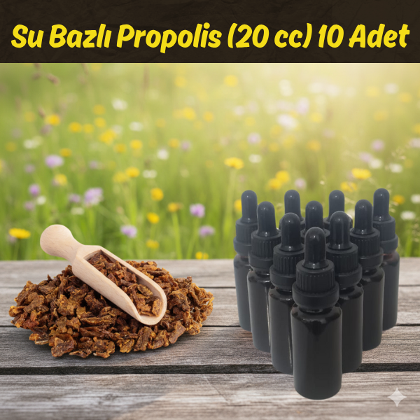 Su Bazlı Propolis Ekstraktı (20 cc) 10 Adet