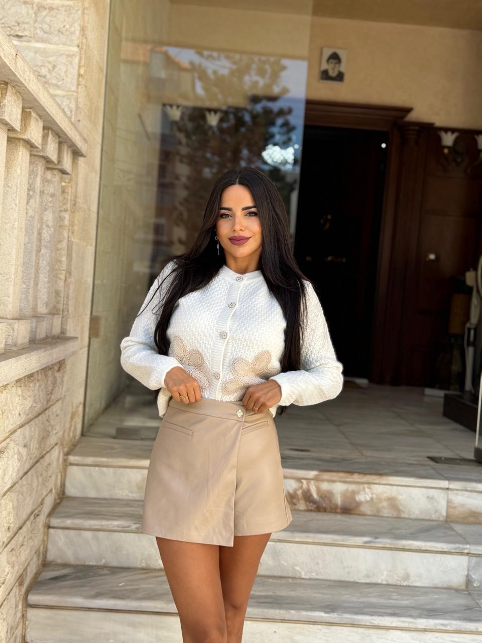 Flower Cardigan Sweater