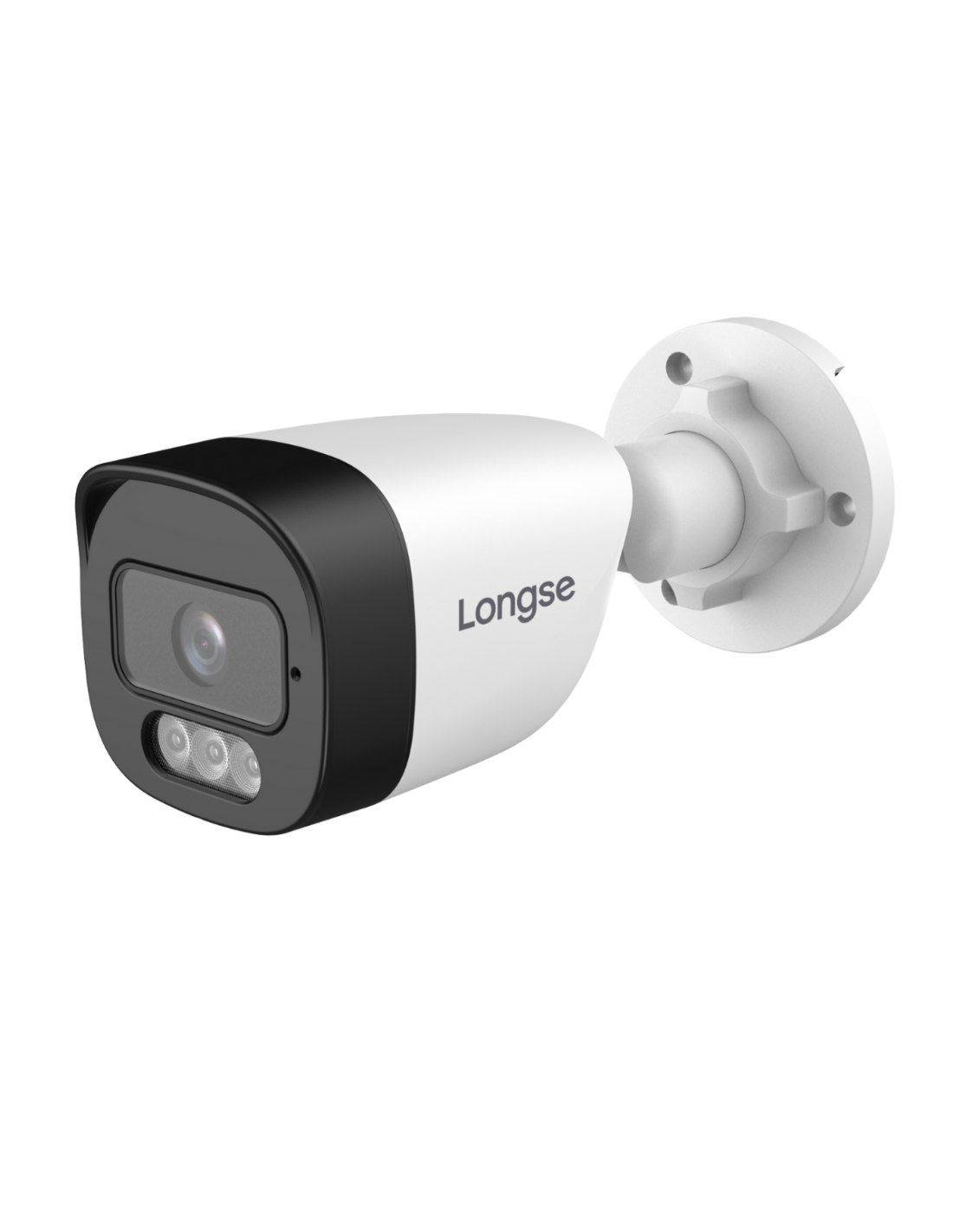 Camara Bullet Longse 4en1 2mpx Dual Light 20m L 2.8mm Exterior Ip66 Plastica Utc Osd