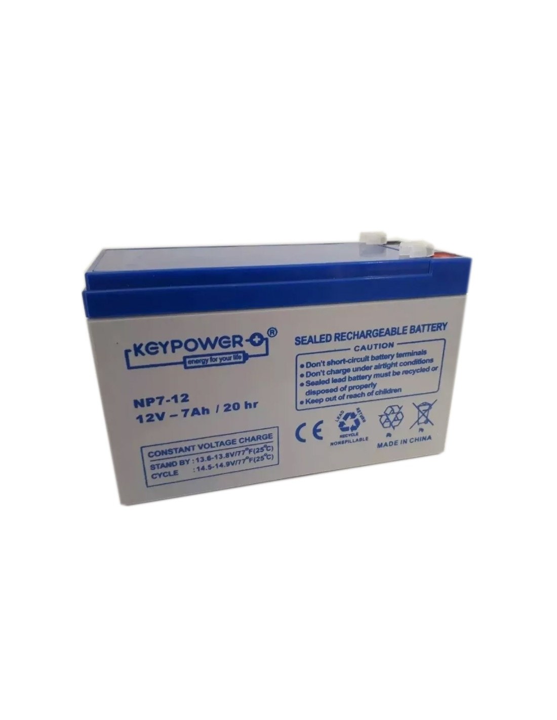 Bateria 12v 7ah Gel Pro 20hs Electrolito Absorbido 5 Años