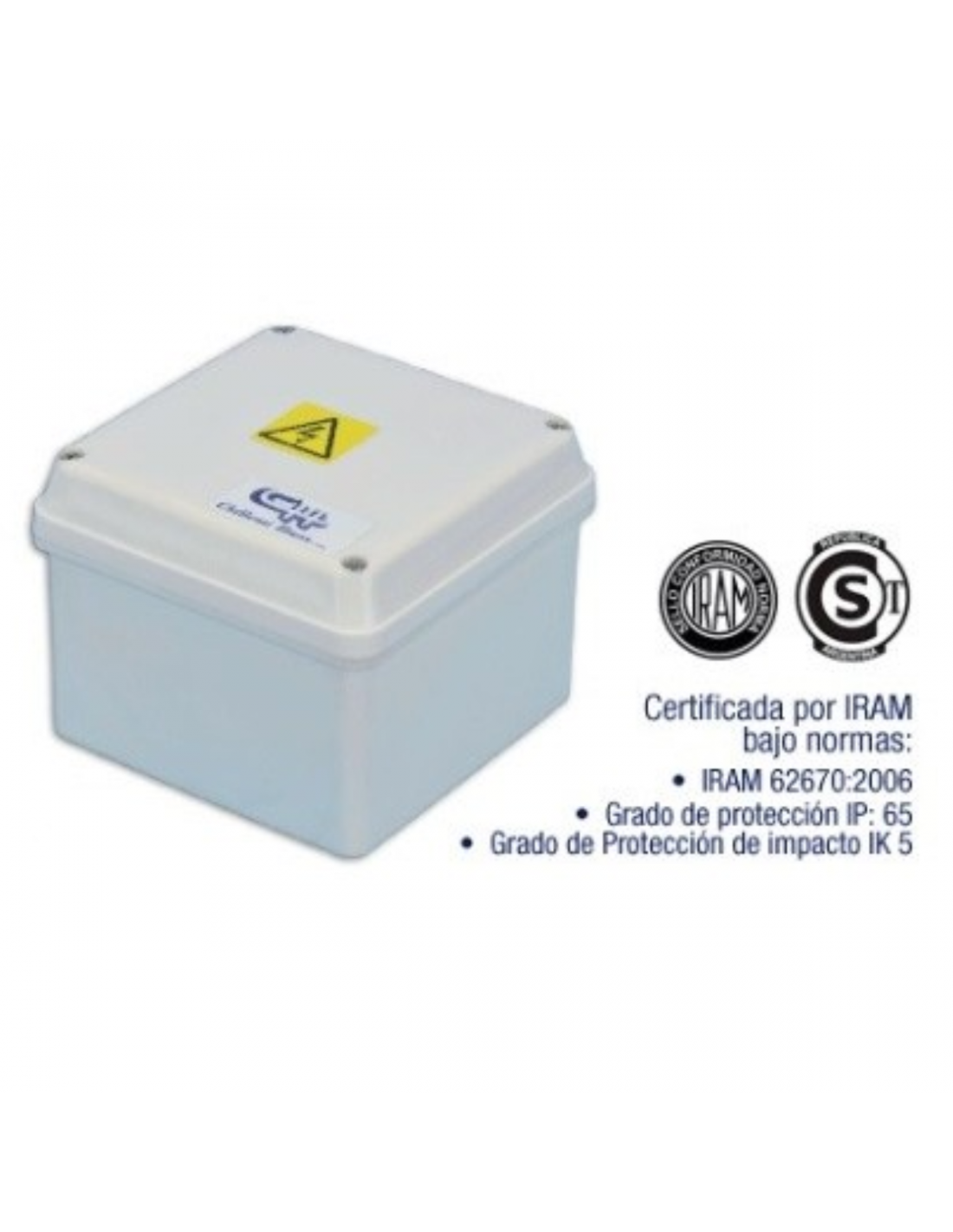 Caja Estanca 10cmx10cmx8cm Plastica