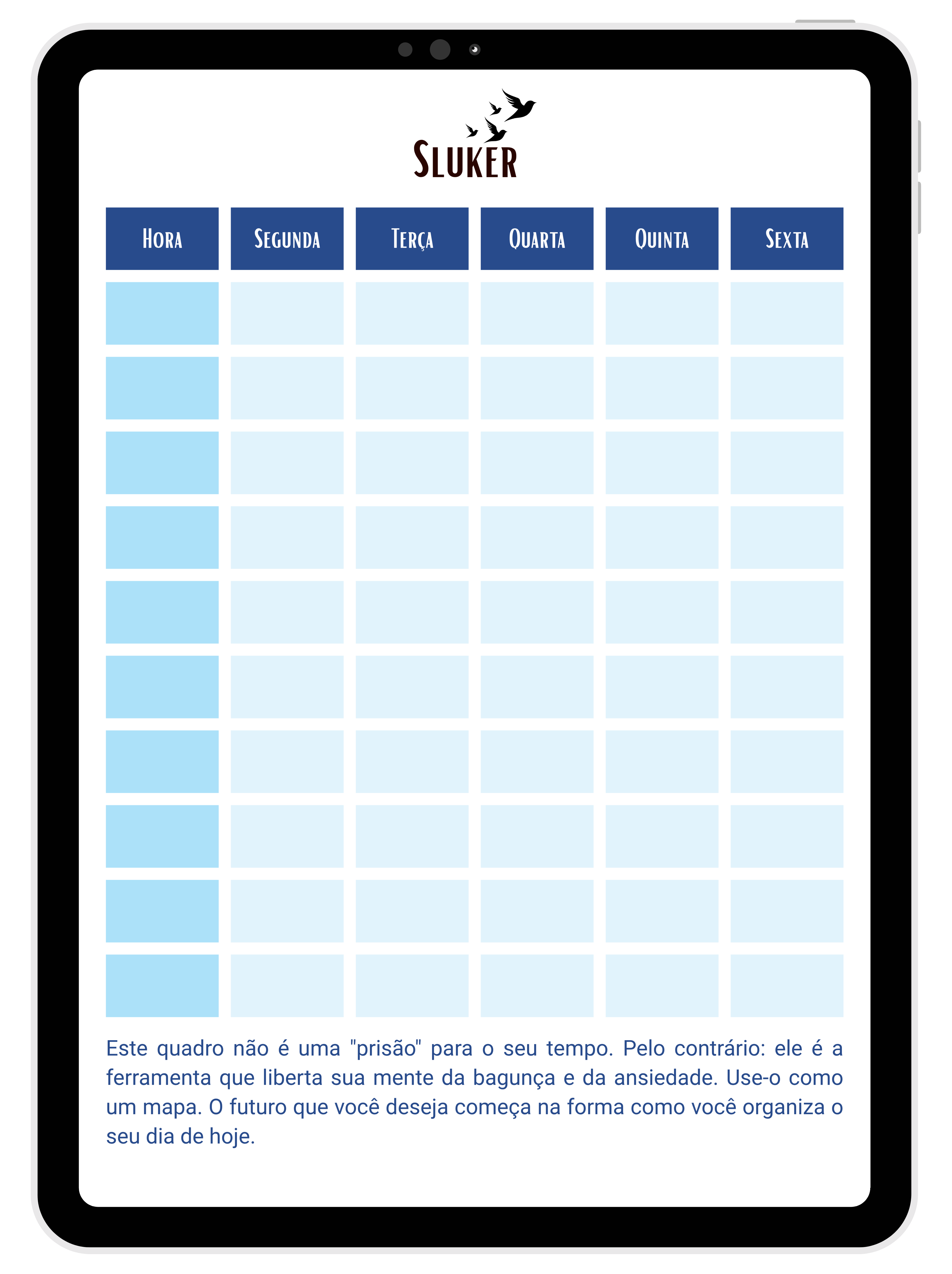 Caderno Digital Sluker Classic - Blue Color 100 páginas